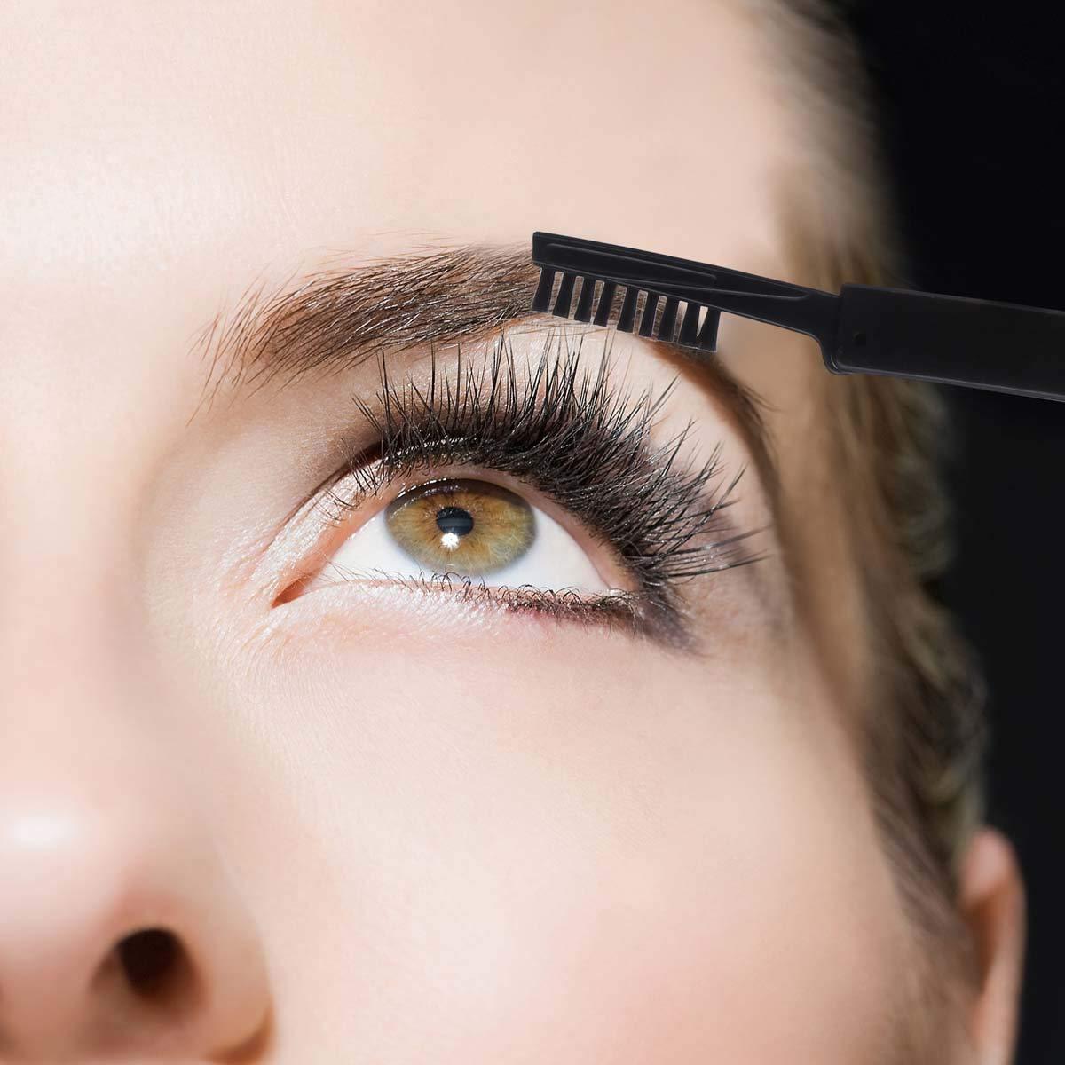 Herramienta de Maquillaje BTYMS Doble Cara para Pestañas y Cejas