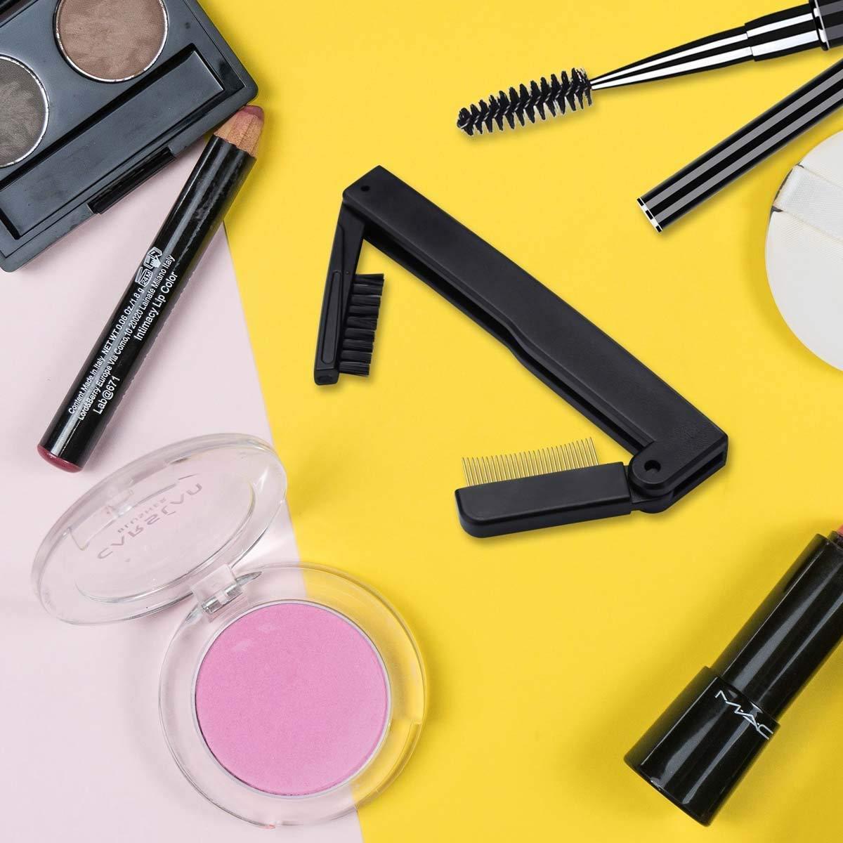 Herramienta de Maquillaje BTYMS Doble Cara para Pestañas y Cejas