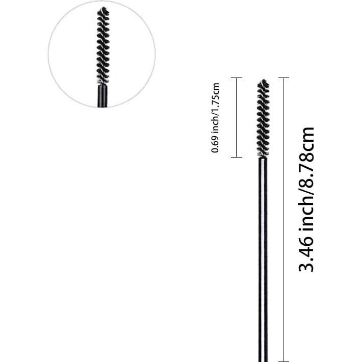 50 Cepillos Desechables para Pestañas GUMIKE - 8.64 cm