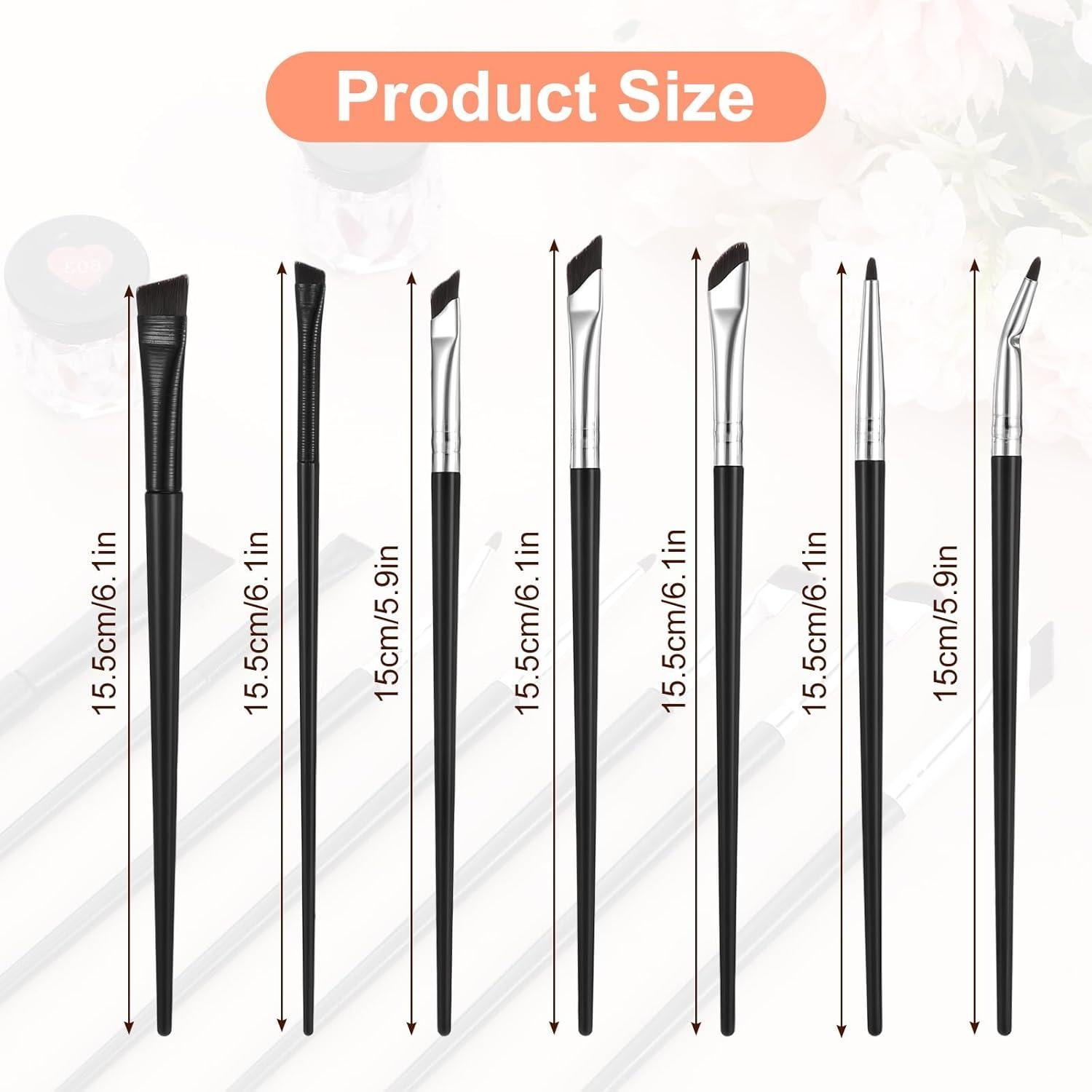 Juego de 7 Pinceles de Delineador y Cejas SynHHergyx