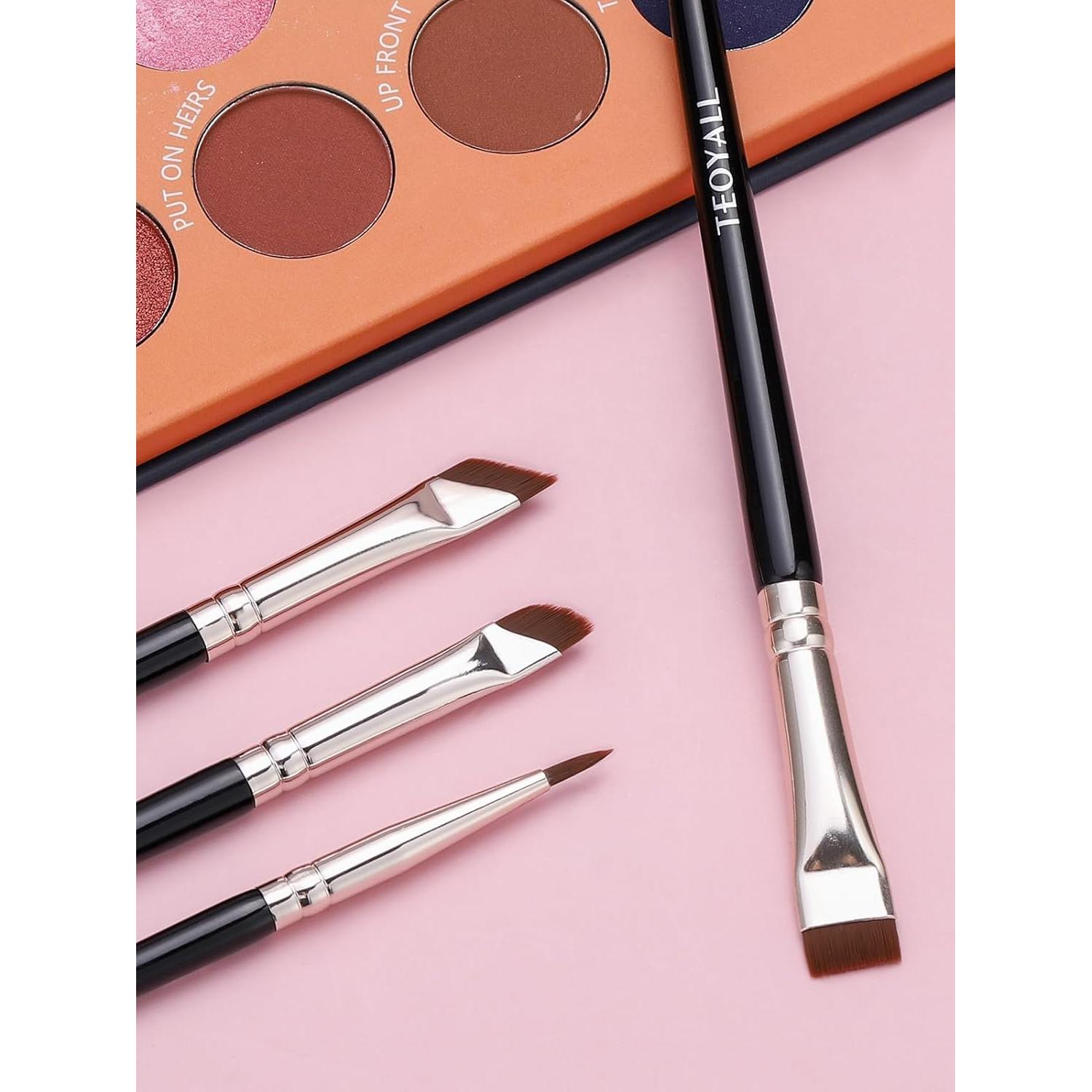 Juego de Pinceles de Delineador TEOYALL - 4 Piezas, Punta Fina