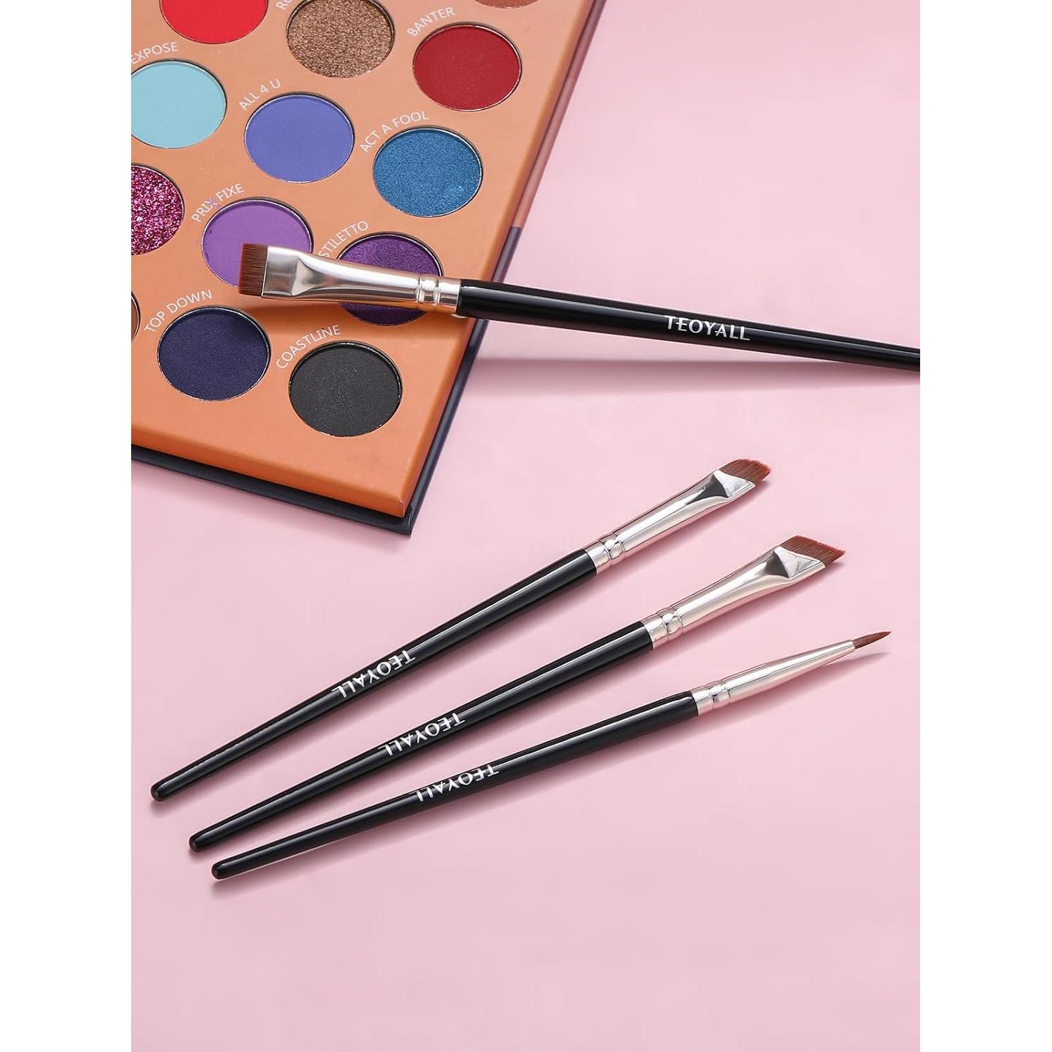 Juego de Pinceles de Delineador TEOYALL - 4 Piezas, Punta Fina