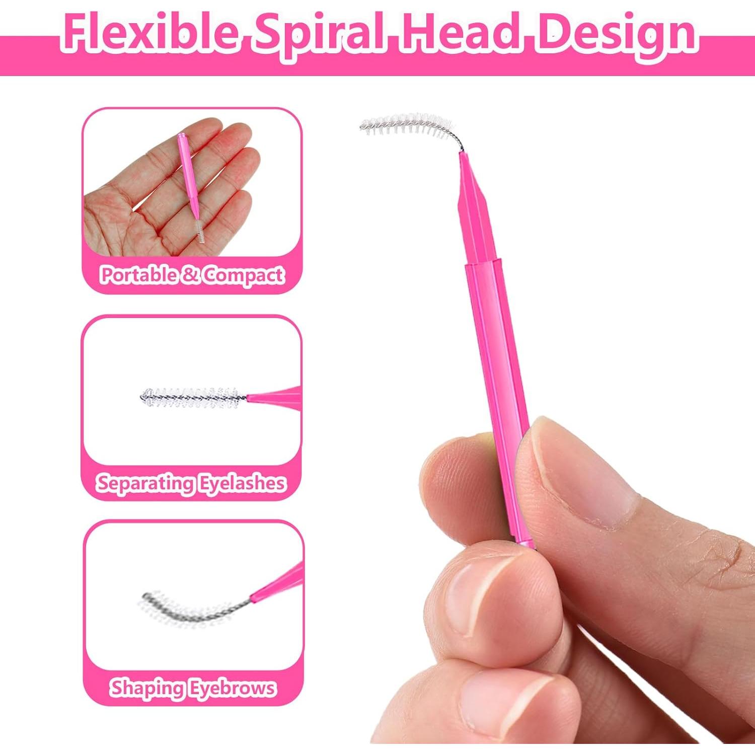 Juego de Brochas Micro para Cejas y Pestañas MAYEEN 50Pcs