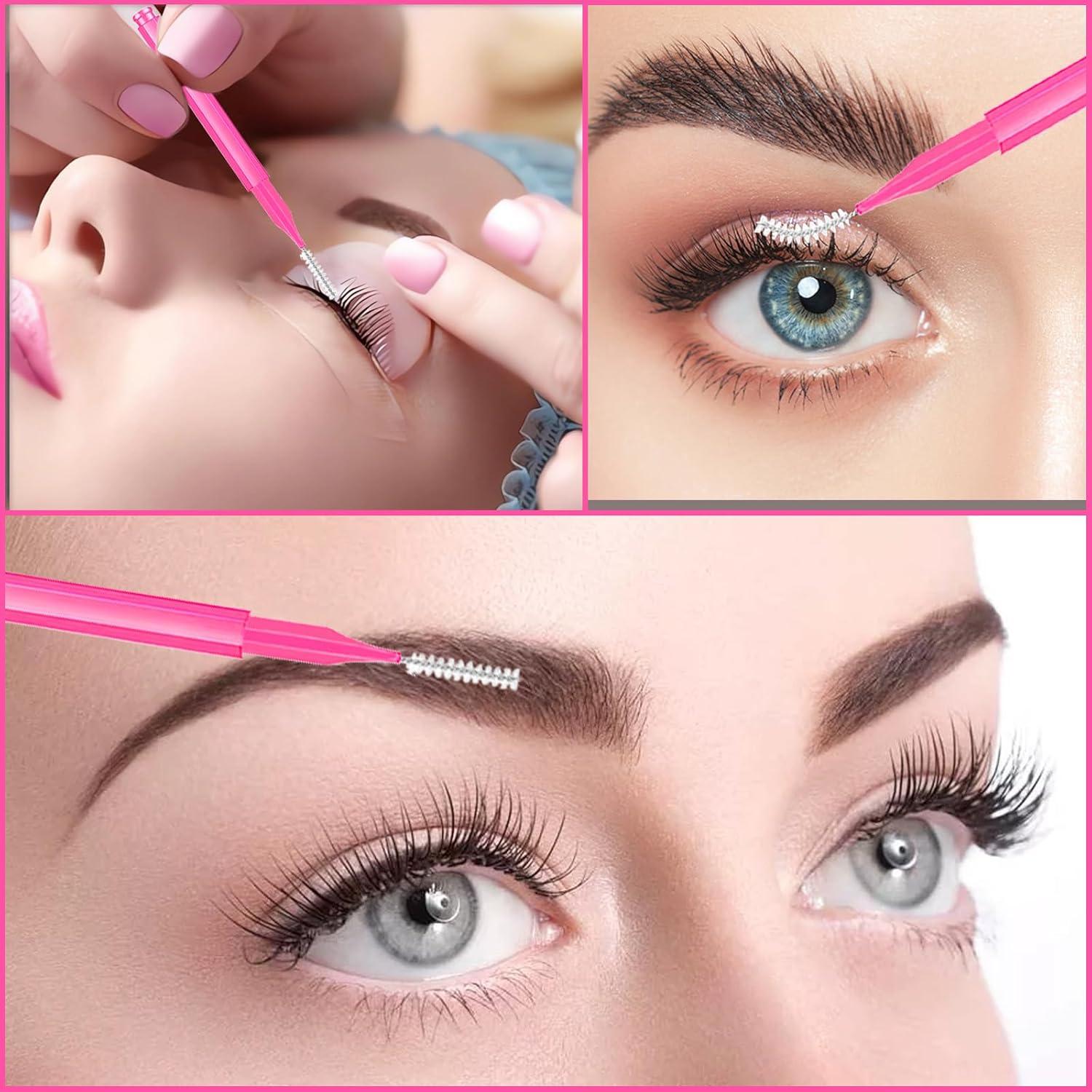 Juego de Brochas Micro para Cejas y Pestañas MAYEEN 50Pcs