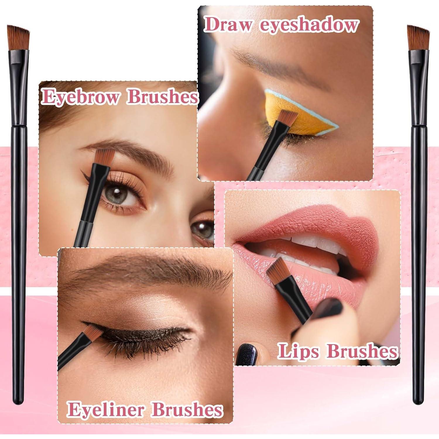 200 Cepillos Desechables para Cejas Meyeyaia 10 cm Nylon