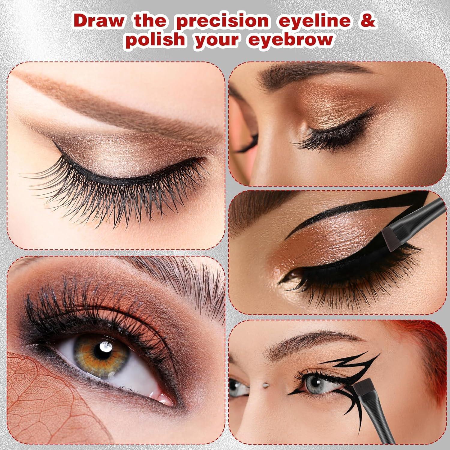 Juego de 12 Pinceles de Maquillaje SynHHergyx para Ojos