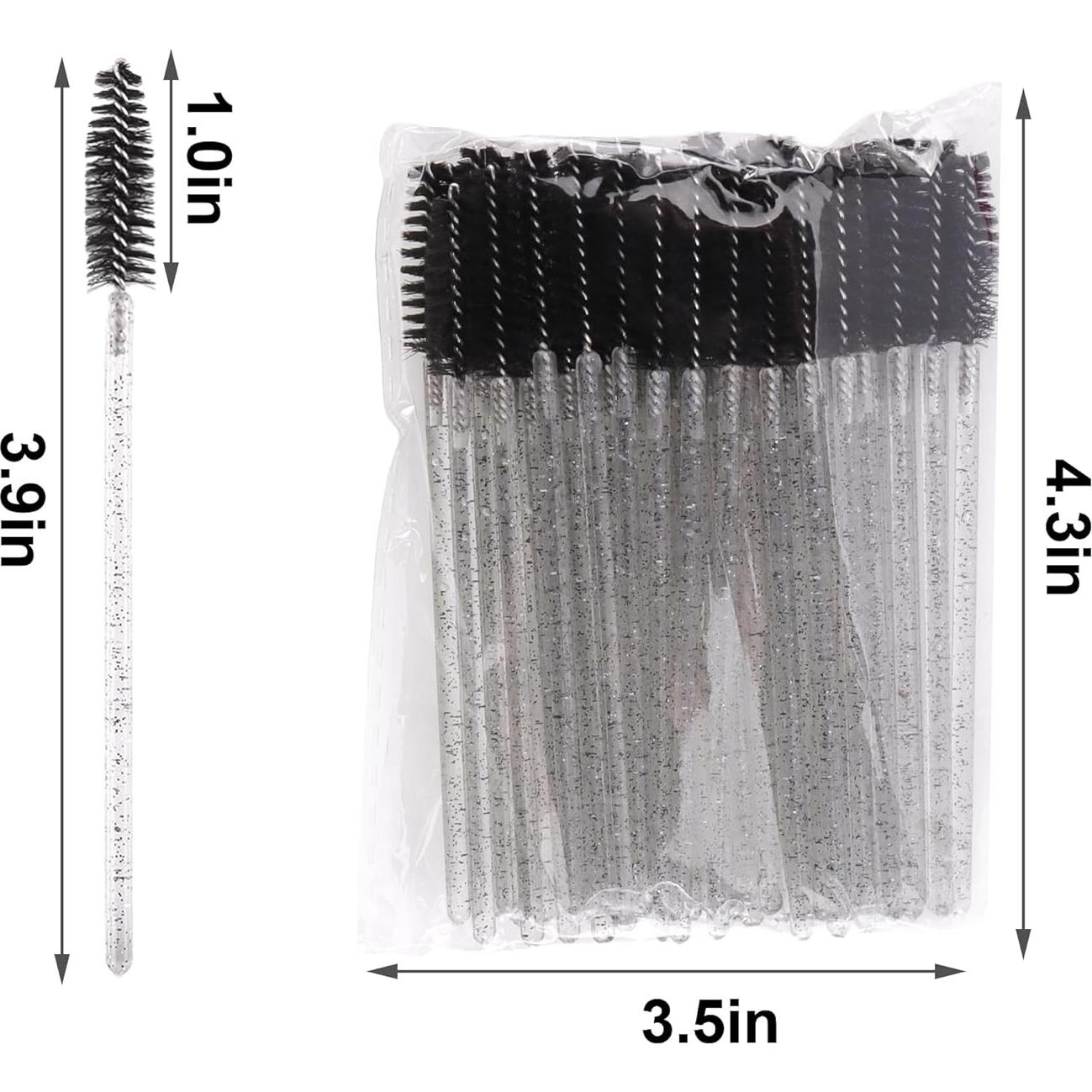 500 Cepillos Desechables para Cejas y Pestañas Exacoo