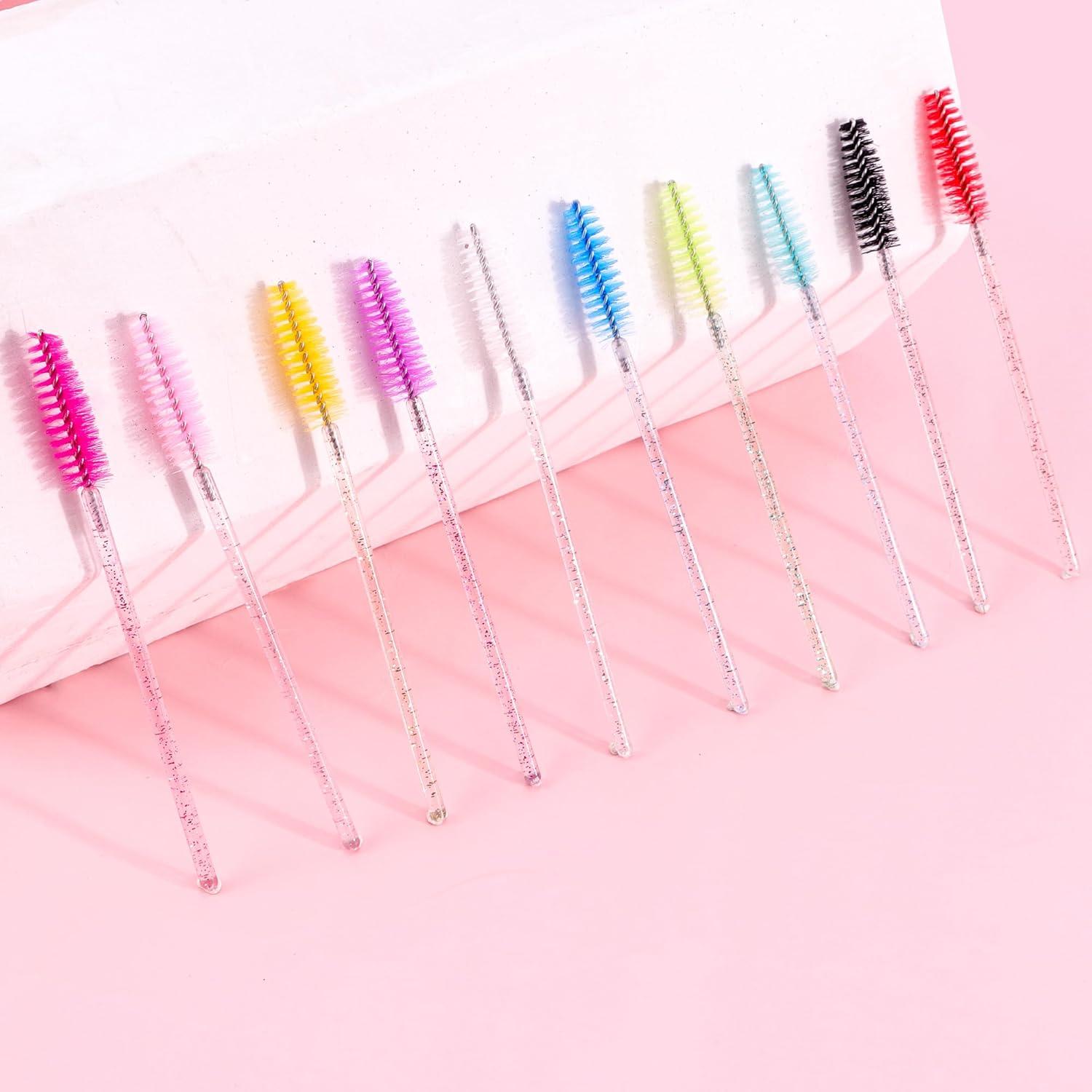 500 Cepillos Desechables para Cejas y Pestañas Exacoo