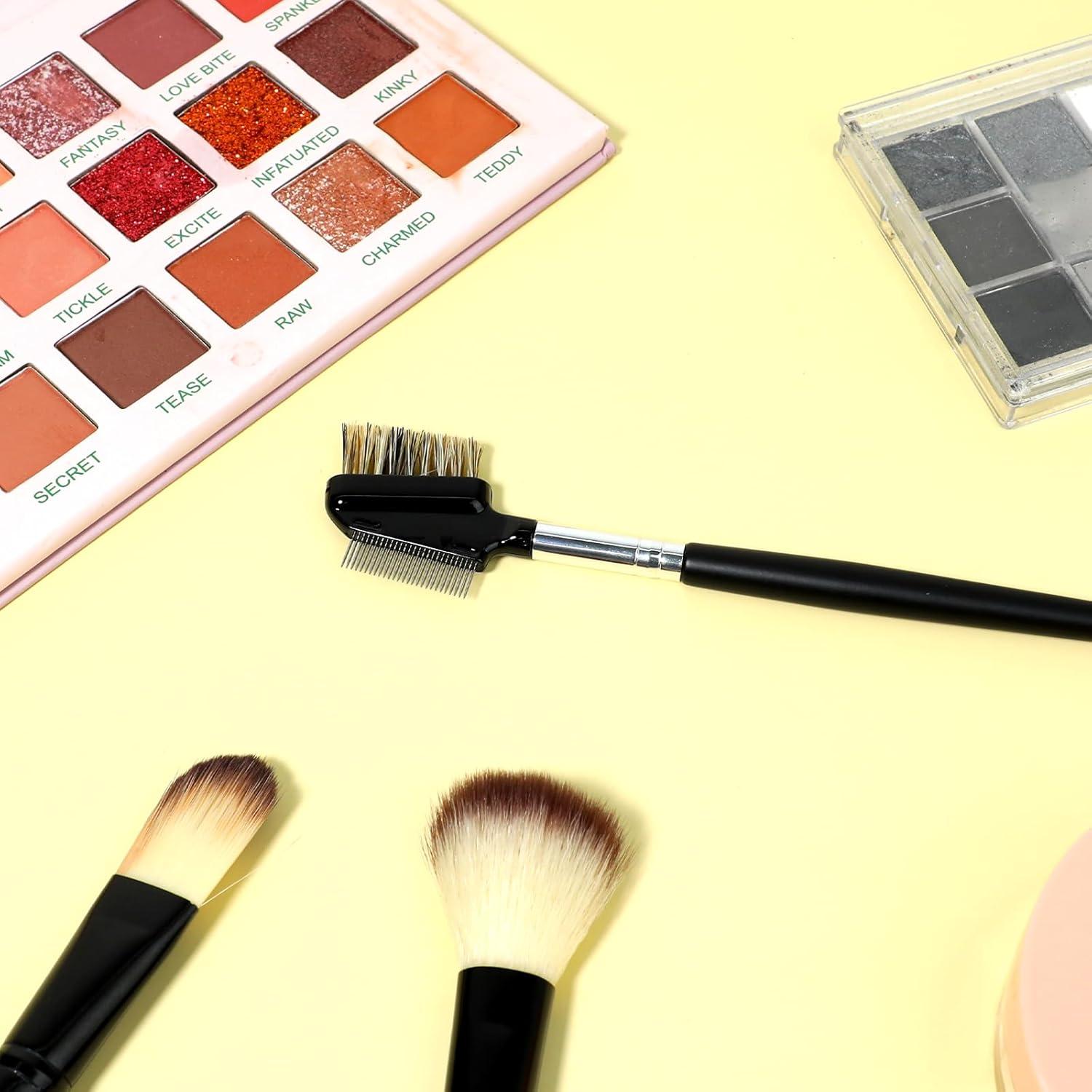 Peine de Pestañas 2 en 1 MOZEAT LENS con Mango de Madera