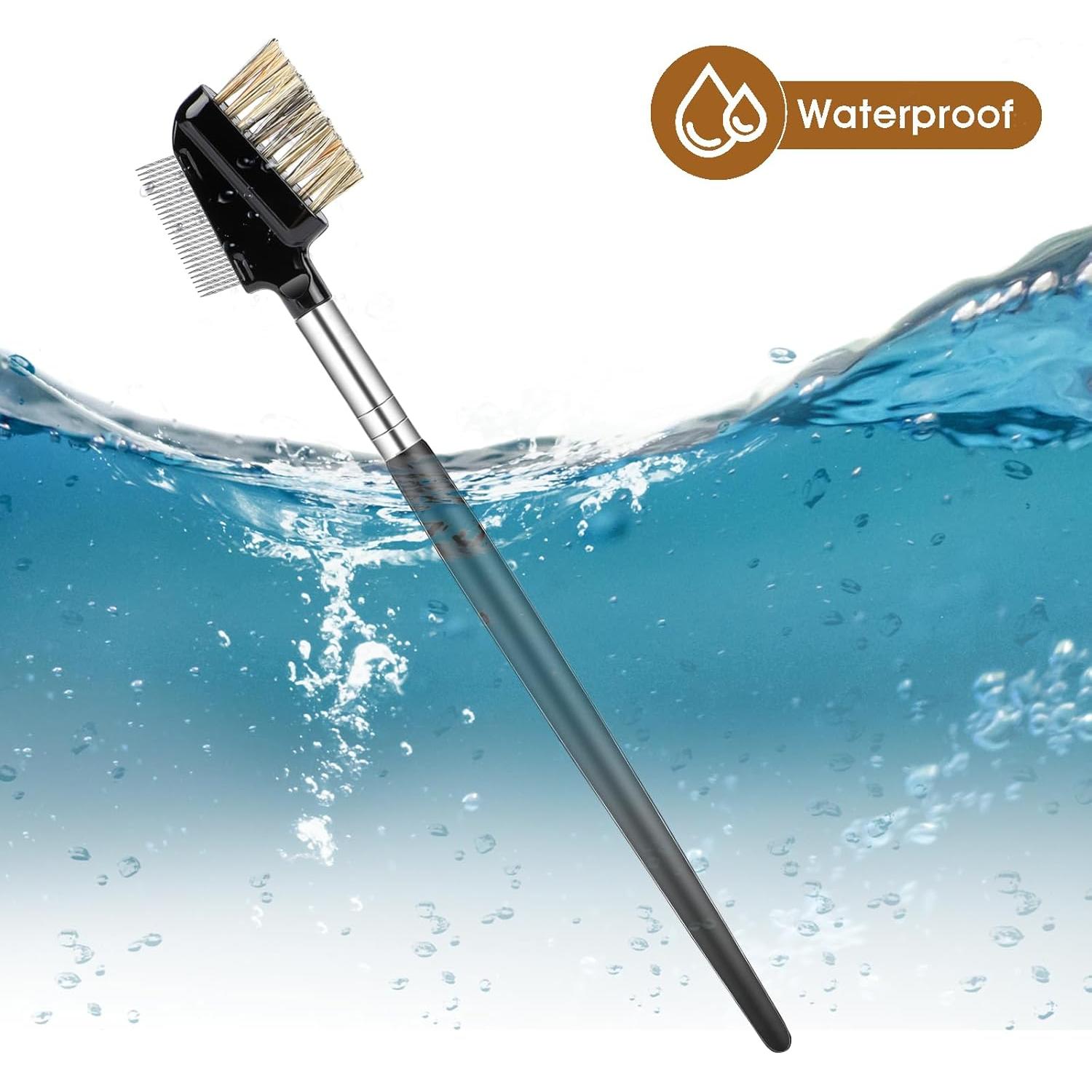 Peine de Pestañas 2 en 1 MOZEAT LENS con Mango de Madera