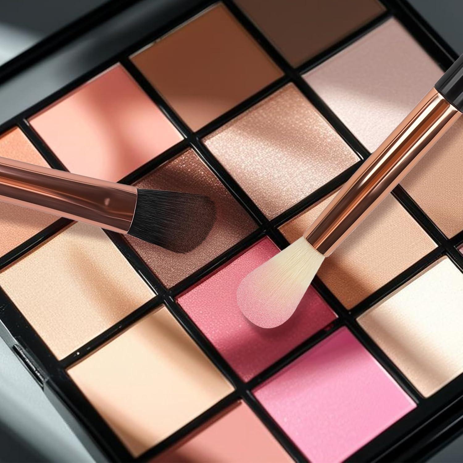 Juego de Brochas de Maquillaje para Ojos Urtlia 6 Piezas Suaves