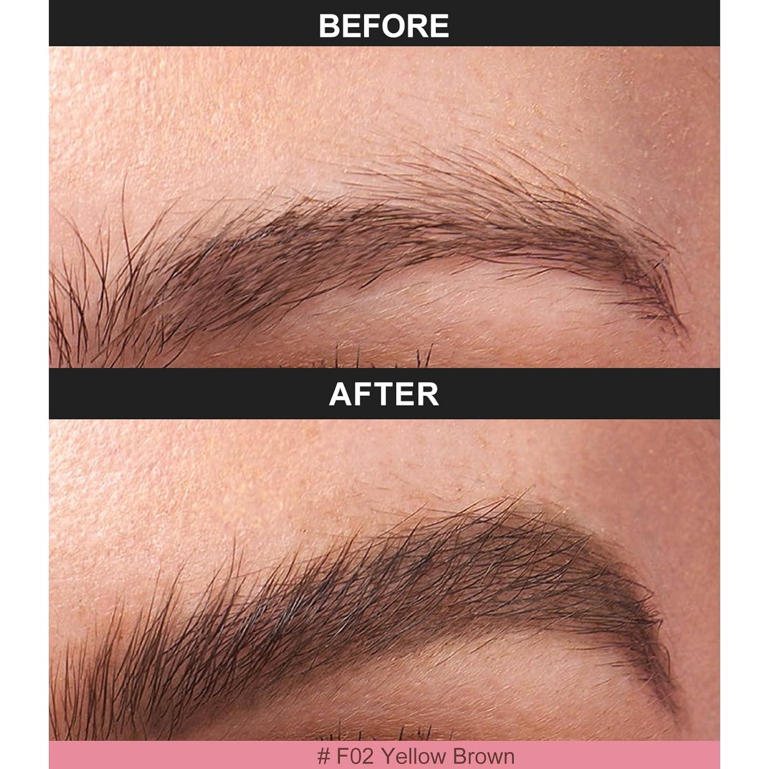 Lápiz para Cejas VORWORA Marrón a Prueba de Agua 13cm