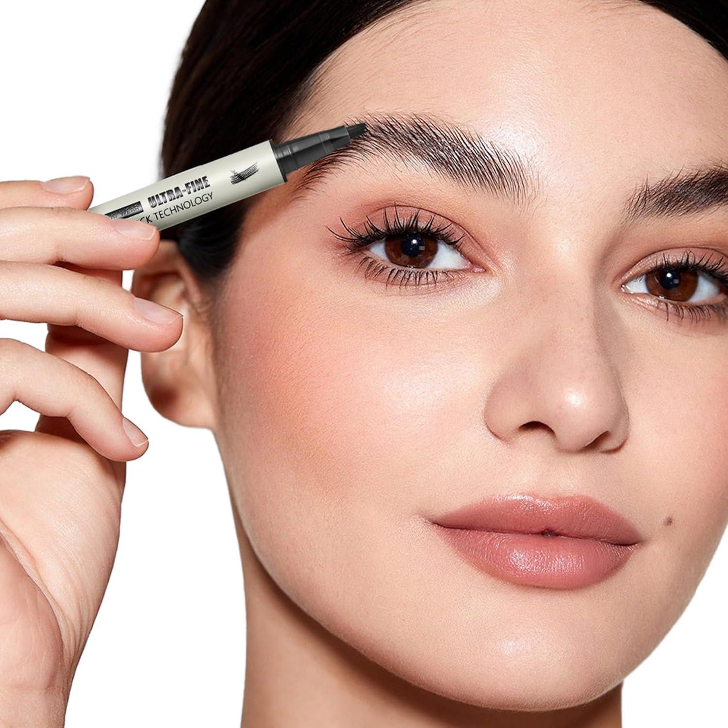 Paquete de 2 Lápices de Microblading Espoce Makeup Marrón Medio