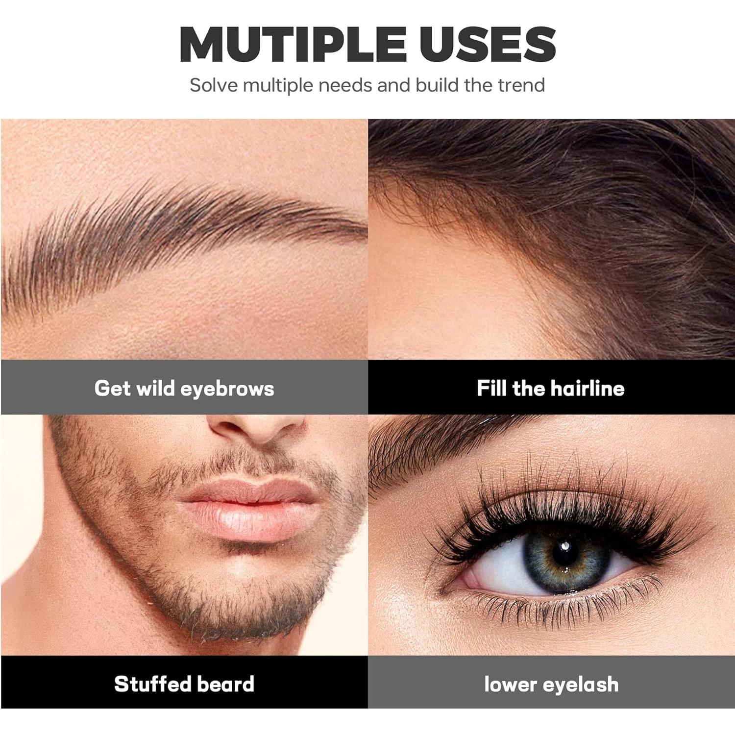 Paquete de 2 Lápices de Microblading Espoce Makeup Marrón Medio