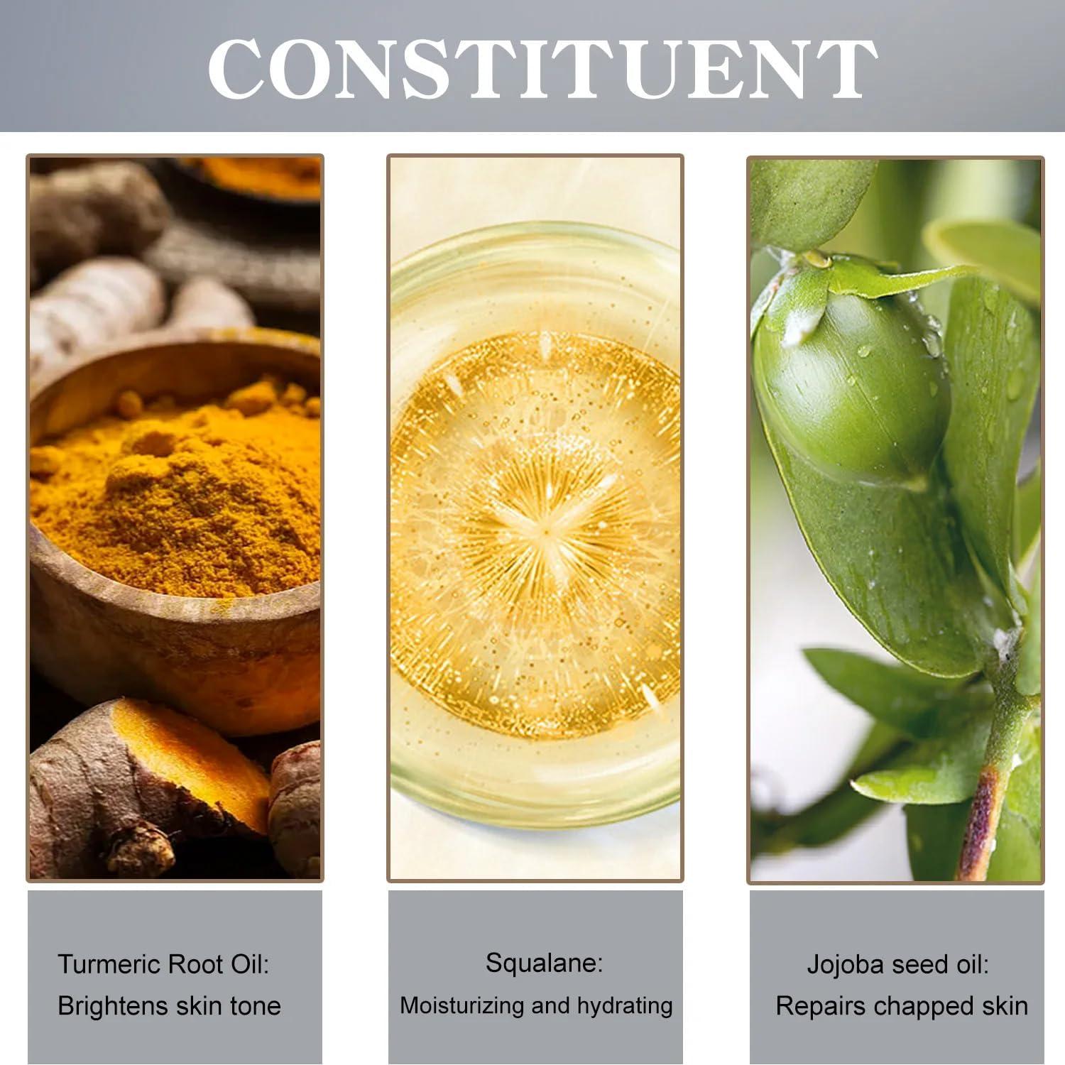 Turmeric Lip Scrub for Dark Lips, Moisturizing Lip Blam for Smokers, Exfoliating Lip Blam, Dark Lips Corrector Cream, Lip Exfoliator Scrub for Lip Softening & Hydration, Fade Lip Lines