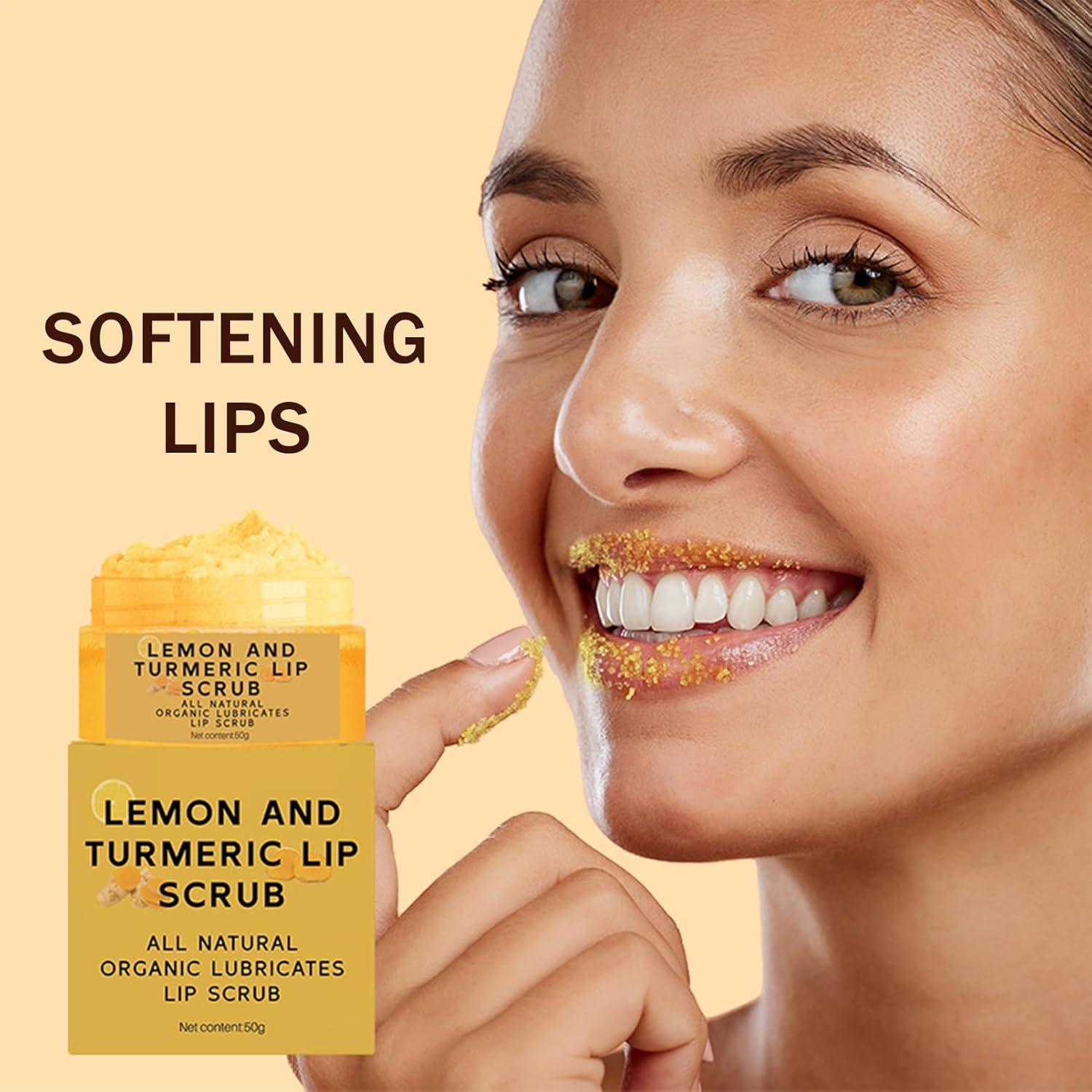 Exfoliante Labial de Limón y Cúrcuma MrCuvaryas 50g x2