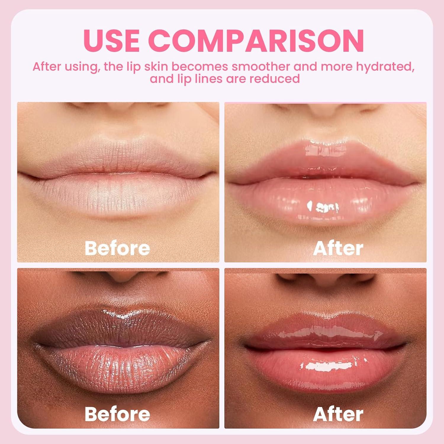 Juego de 4 Piezas Exfoliante y Mascarilla Labial JUYANGYAN