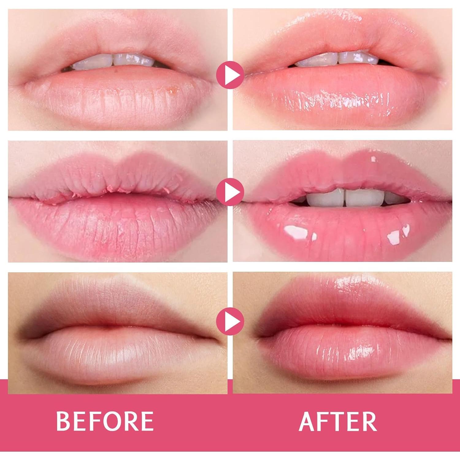 Conjunto de Cuidado Labial DIMOT - Mascarilla y Exfoliante de Fresa 39.68 g