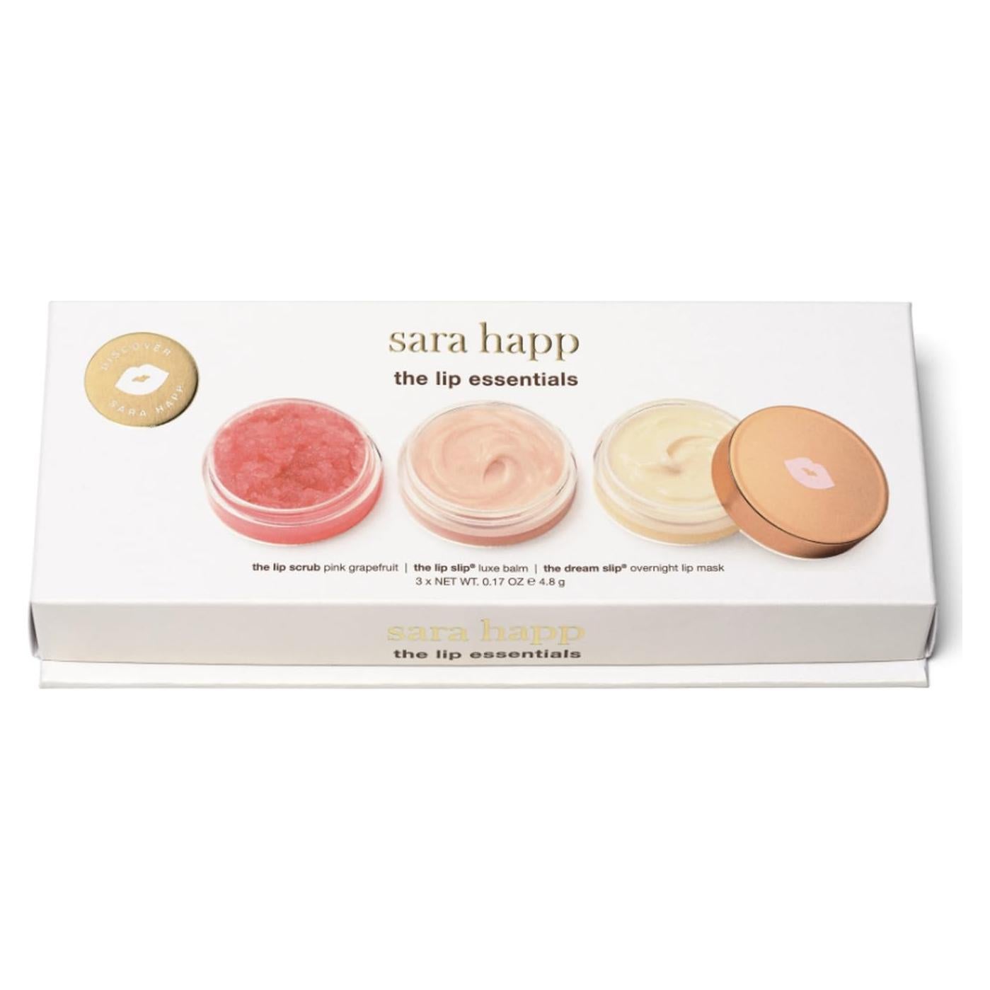 Set de Cuidado Labial Completo Sara Happ - Exfoliante y Bálsamo
