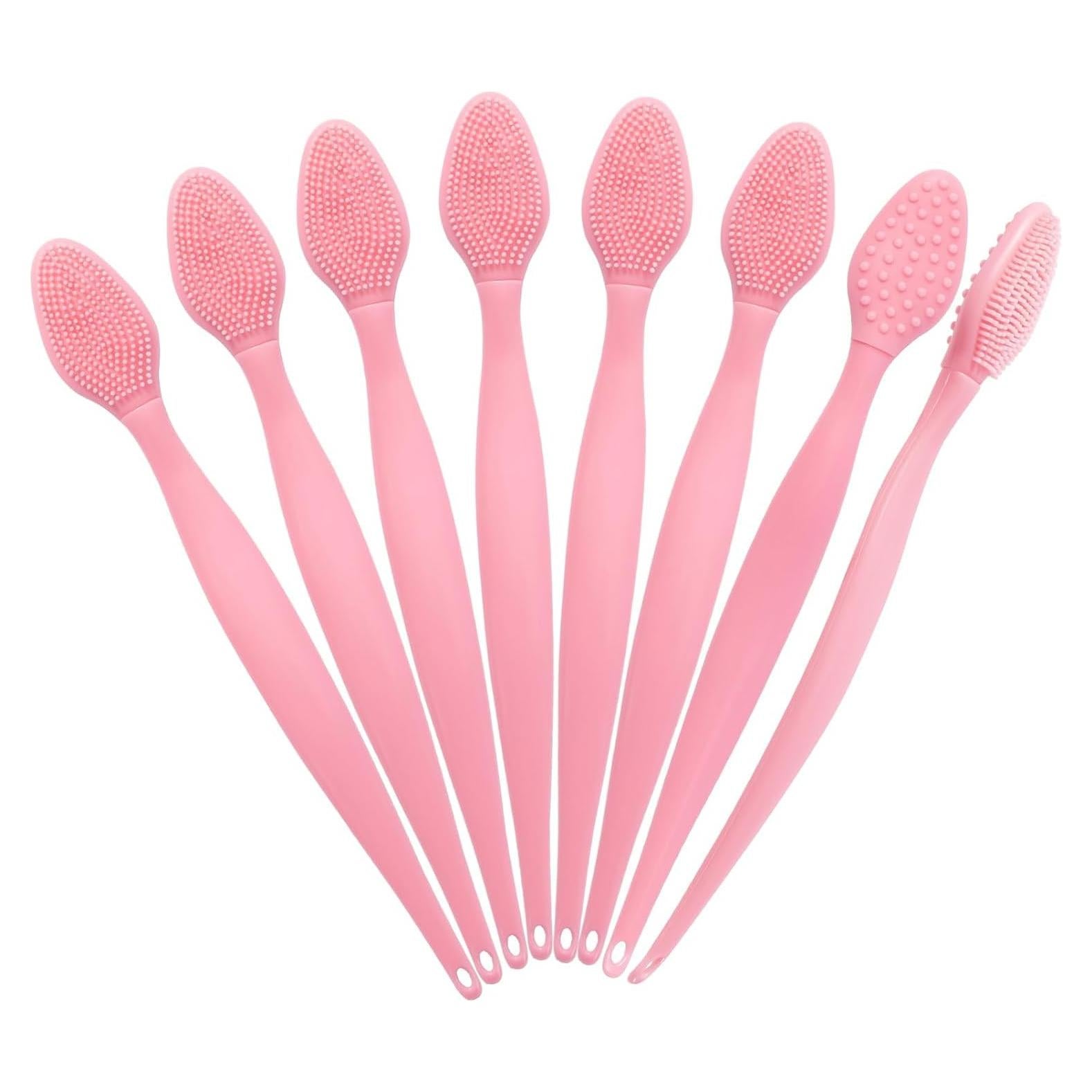 Cepillos Exfoliantes de Labios Beomeen - Paquete de 20 Rosa