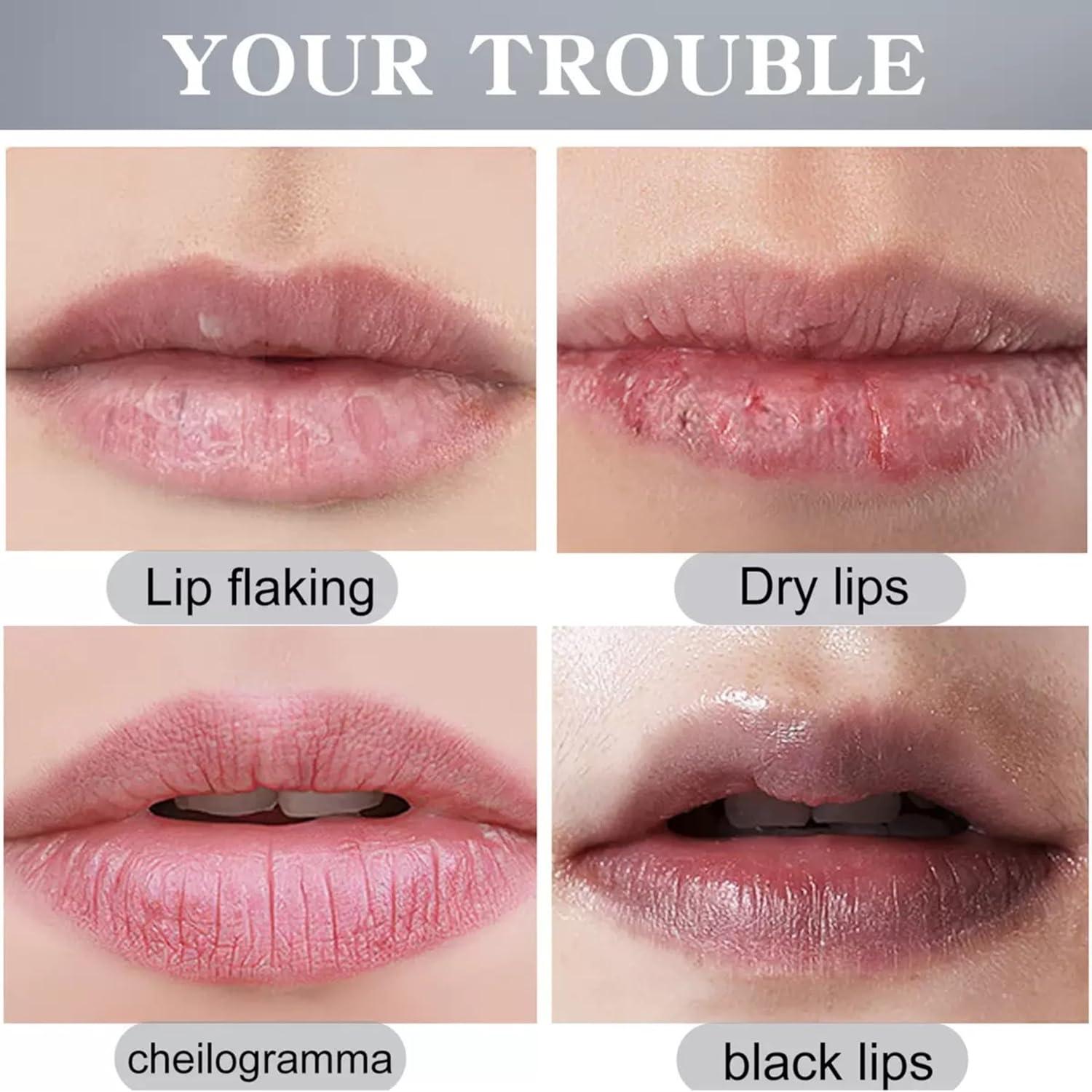 Exfoliante Labial de Cúrcuma ZBMCYHCXH - 2 Piezas Hidratante