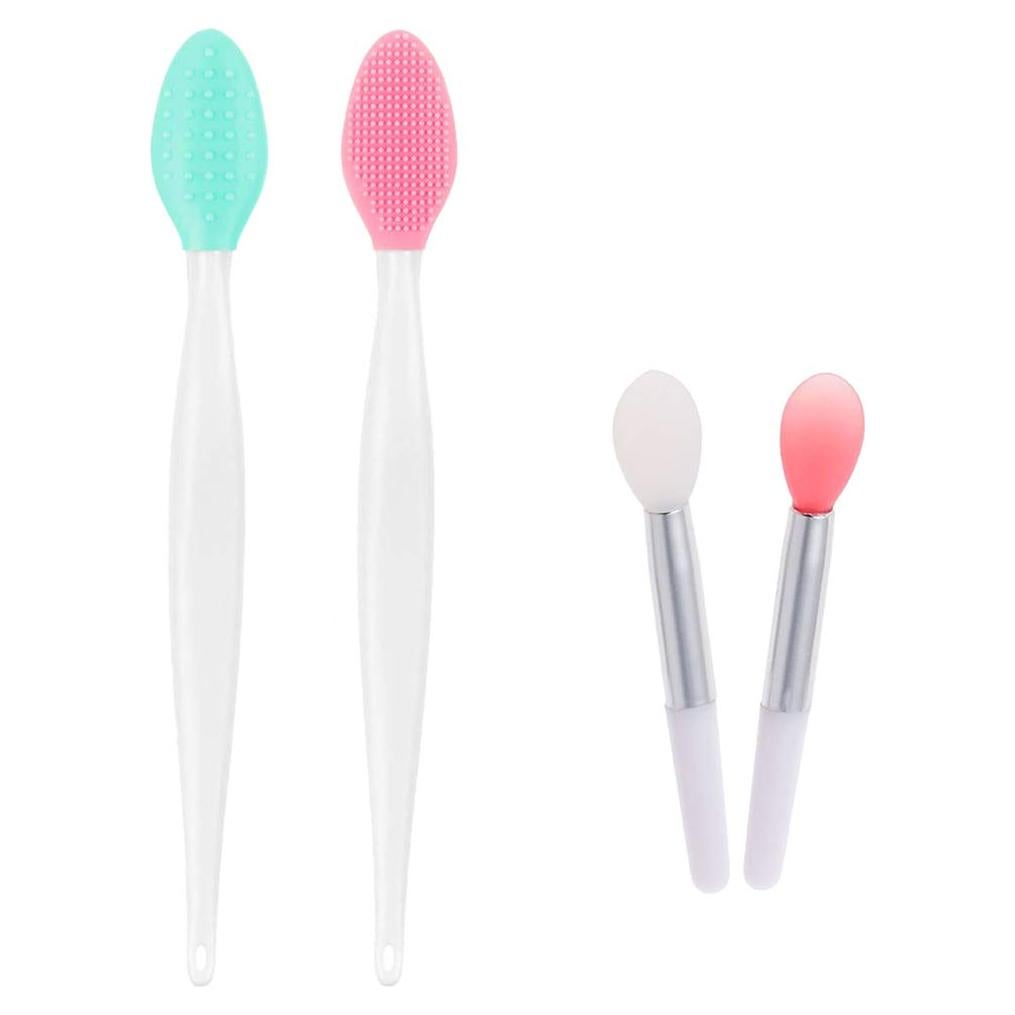 Juego de Brochas de Silicona para Labios Finrray - 2 Piezas