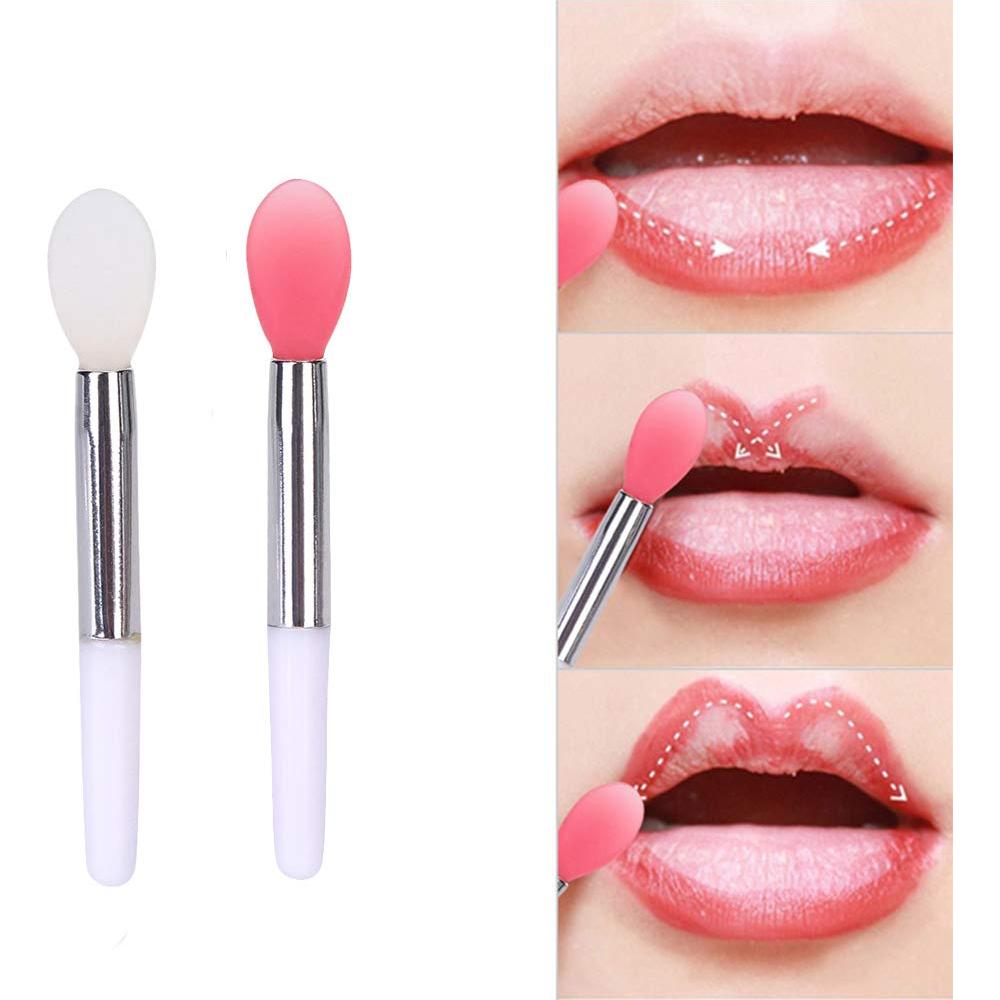 Juego de Brochas de Silicona para Labios Finrray - 2 Piezas