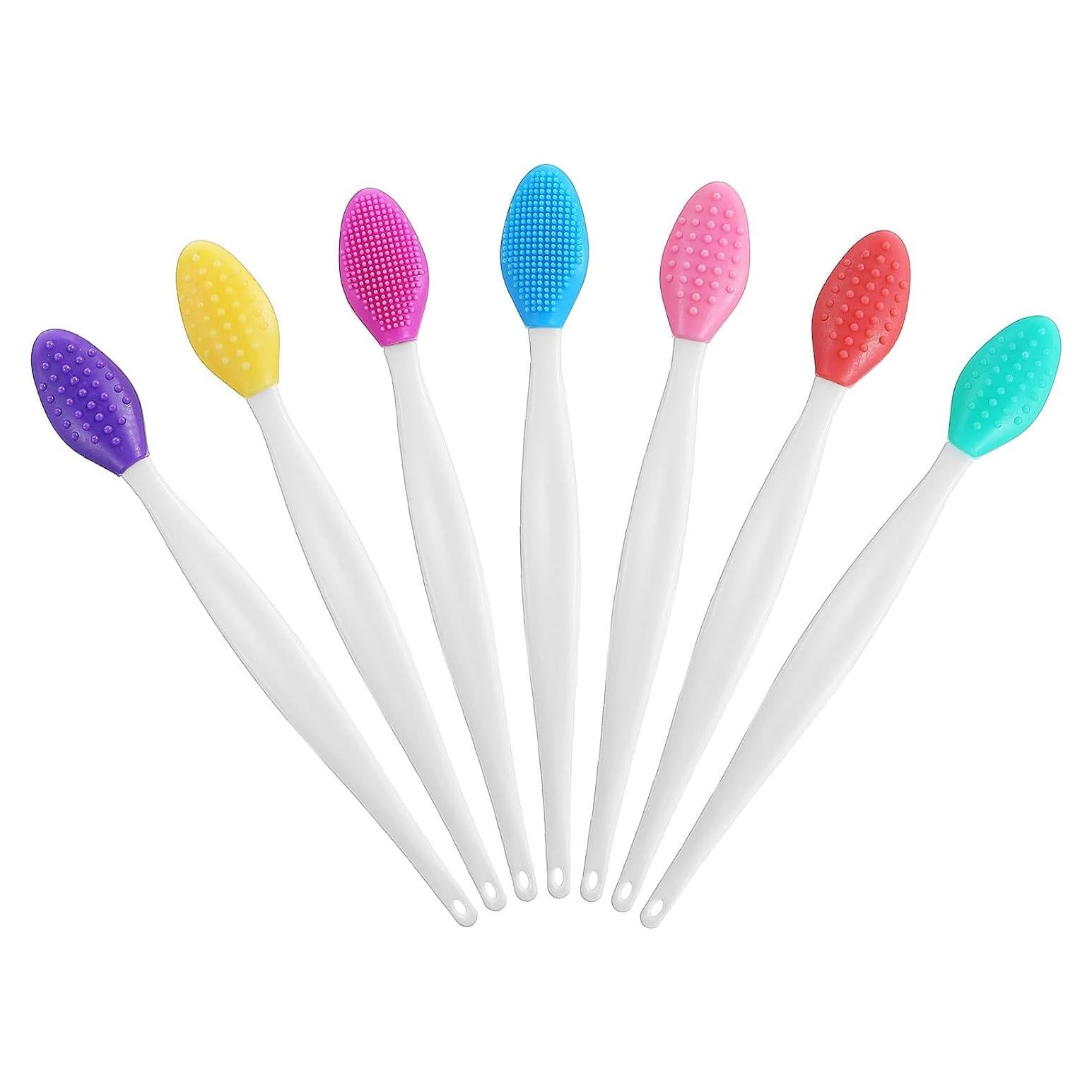 Cepillo Exfoliante de Labios Guduling 7 Pcs Silicona Suave