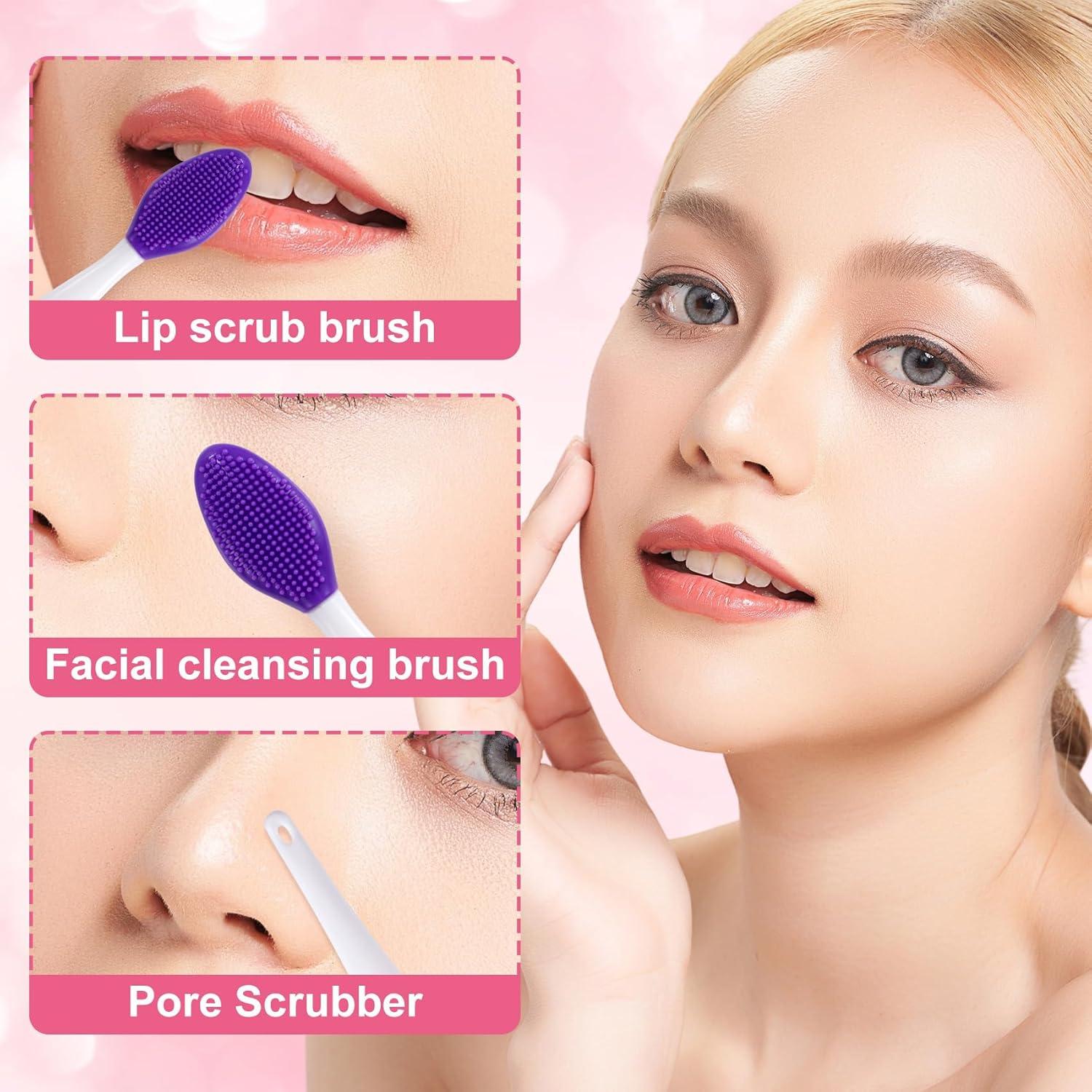 3 Pcs Cepillo Exfoliador de Labios Silicona SmallCat