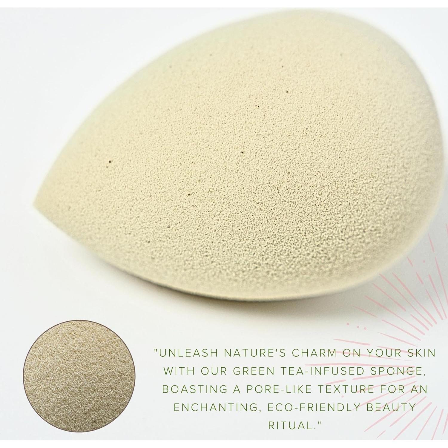 Esponja de Belleza Ecológica Bumfuzzle - 3 Unidades Beige