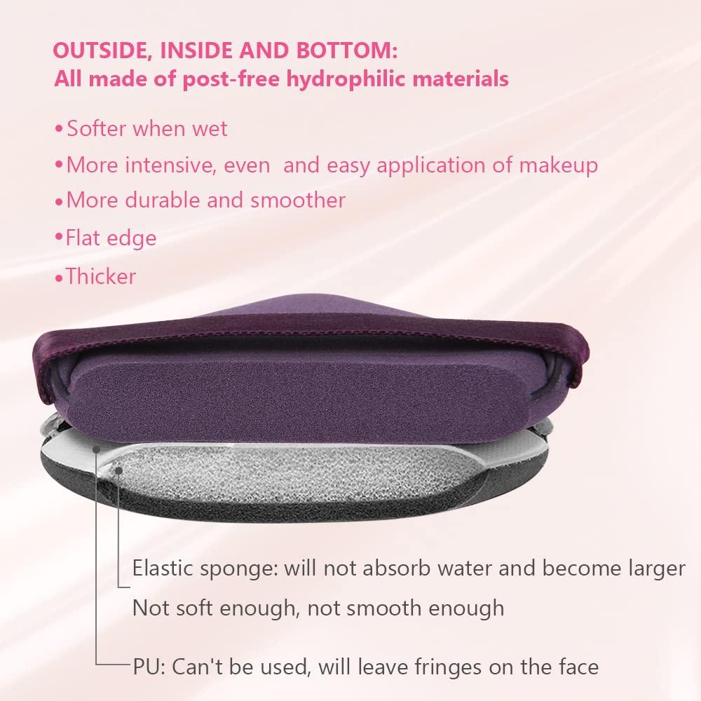 Set de 9 Esponjas de Maquillaje Ainiv Reutilizables con Caja