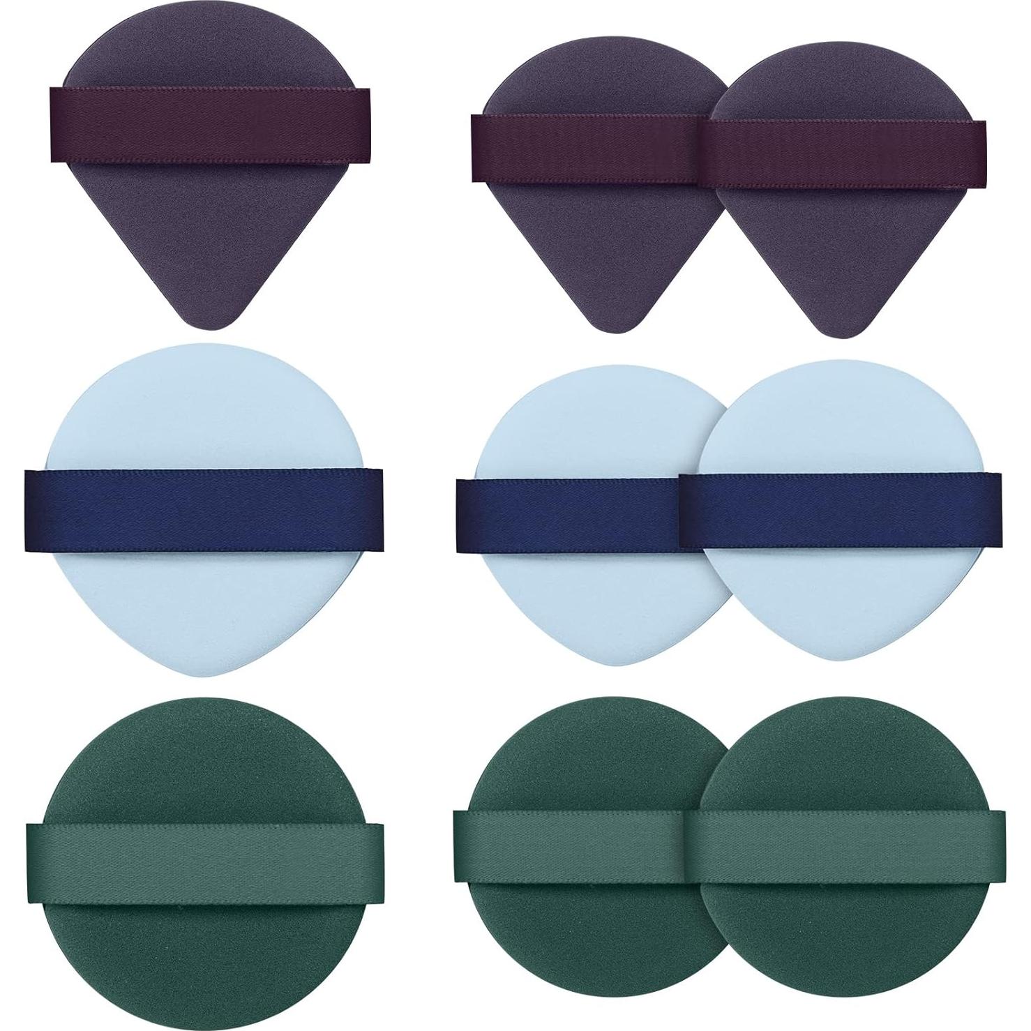 Set de 9 Esponjas de Maquillaje Ainiv Reutilizables con Caja