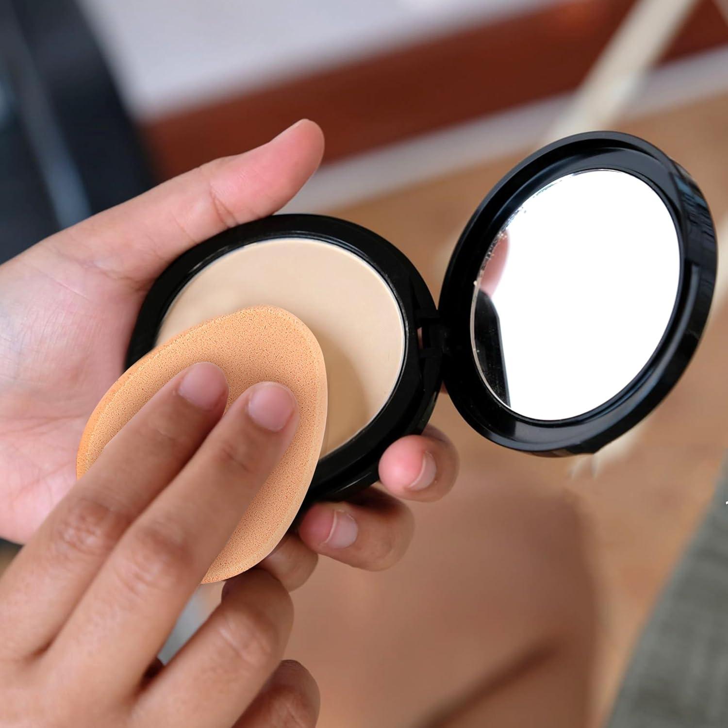 5 Esponjas de Maquillaje Ovaladas Badong para Base Húmeda y Seca