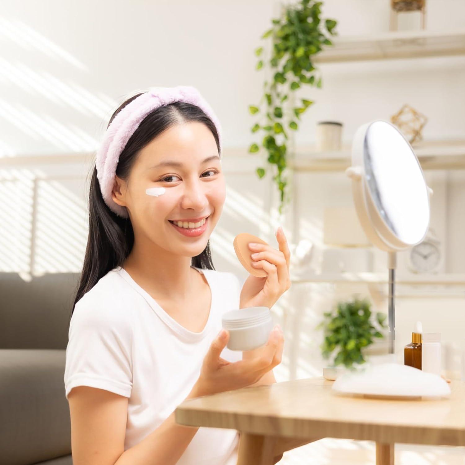 5 Esponjas de Maquillaje Ovaladas Badong para Base Húmeda y Seca