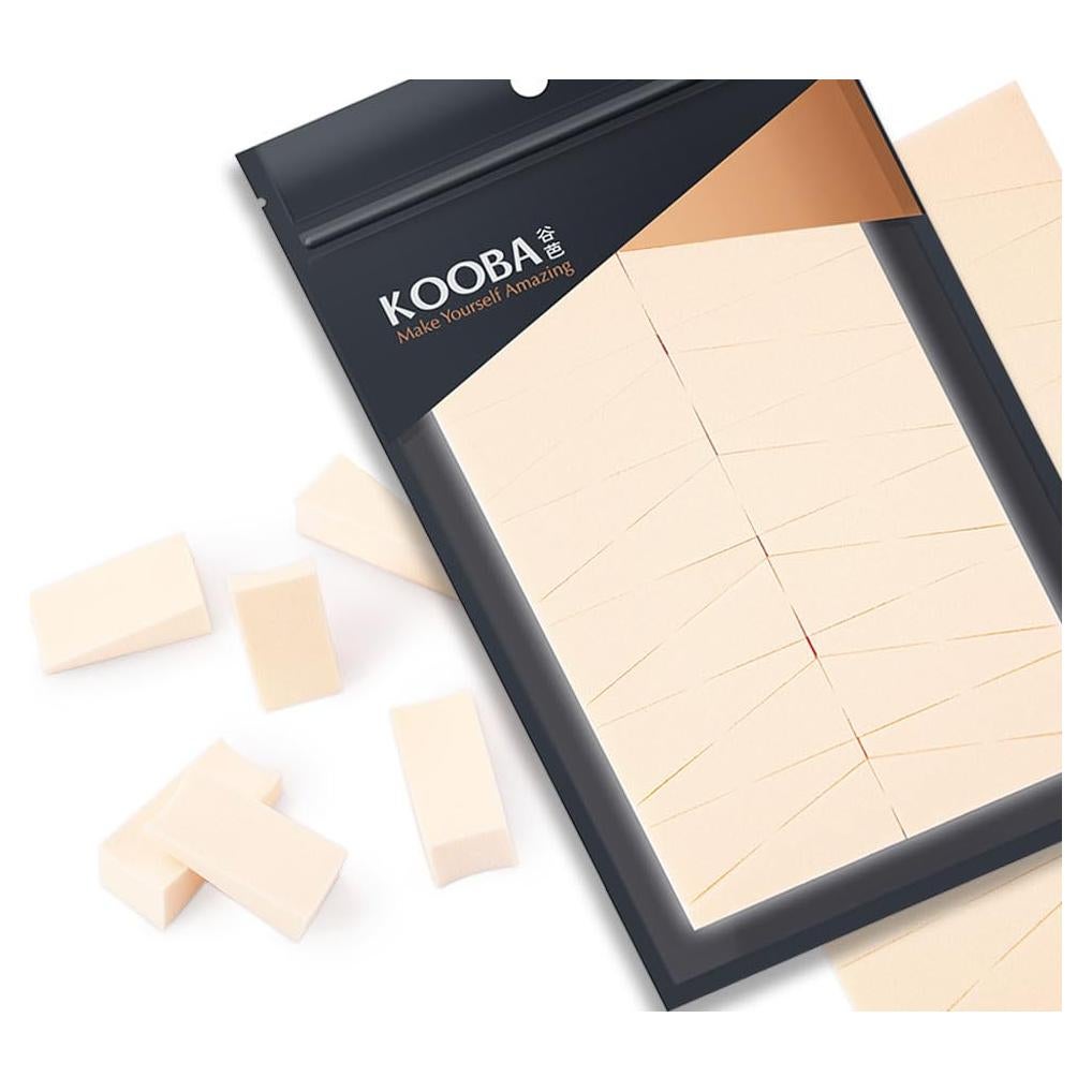Esponjas de Maquillaje Desechables OWLFAVO 48pcs Sin Látex