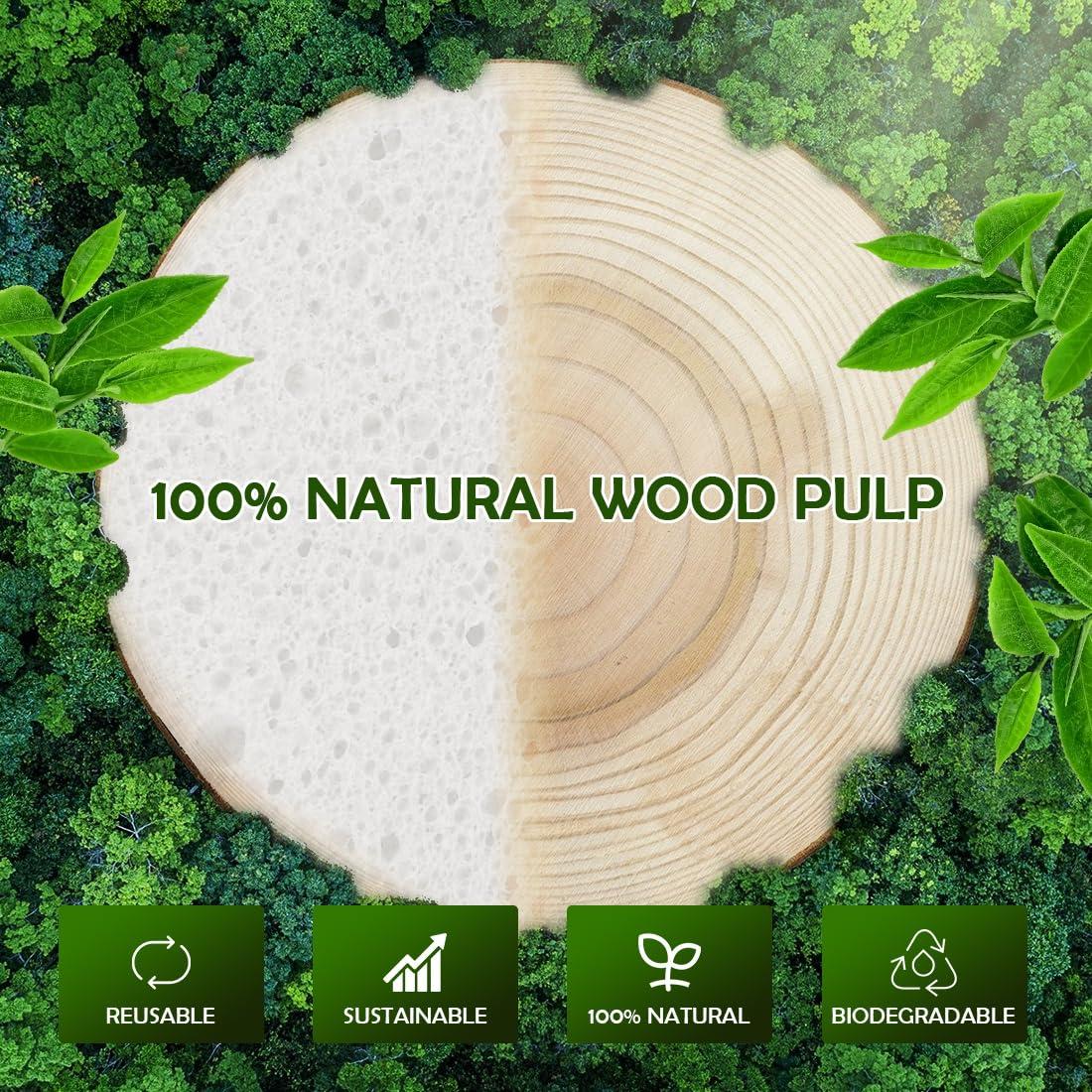 Esponjas Faciales Comprimidas AIDEA 96 Unidades Celulosa