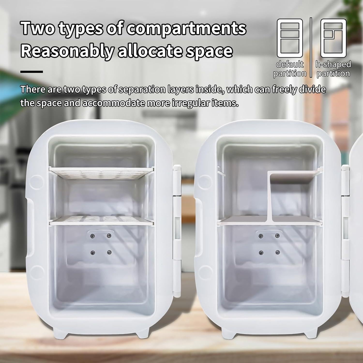 Refrigerador de Maquillaje Rasunkae 6L Blanco Compacto