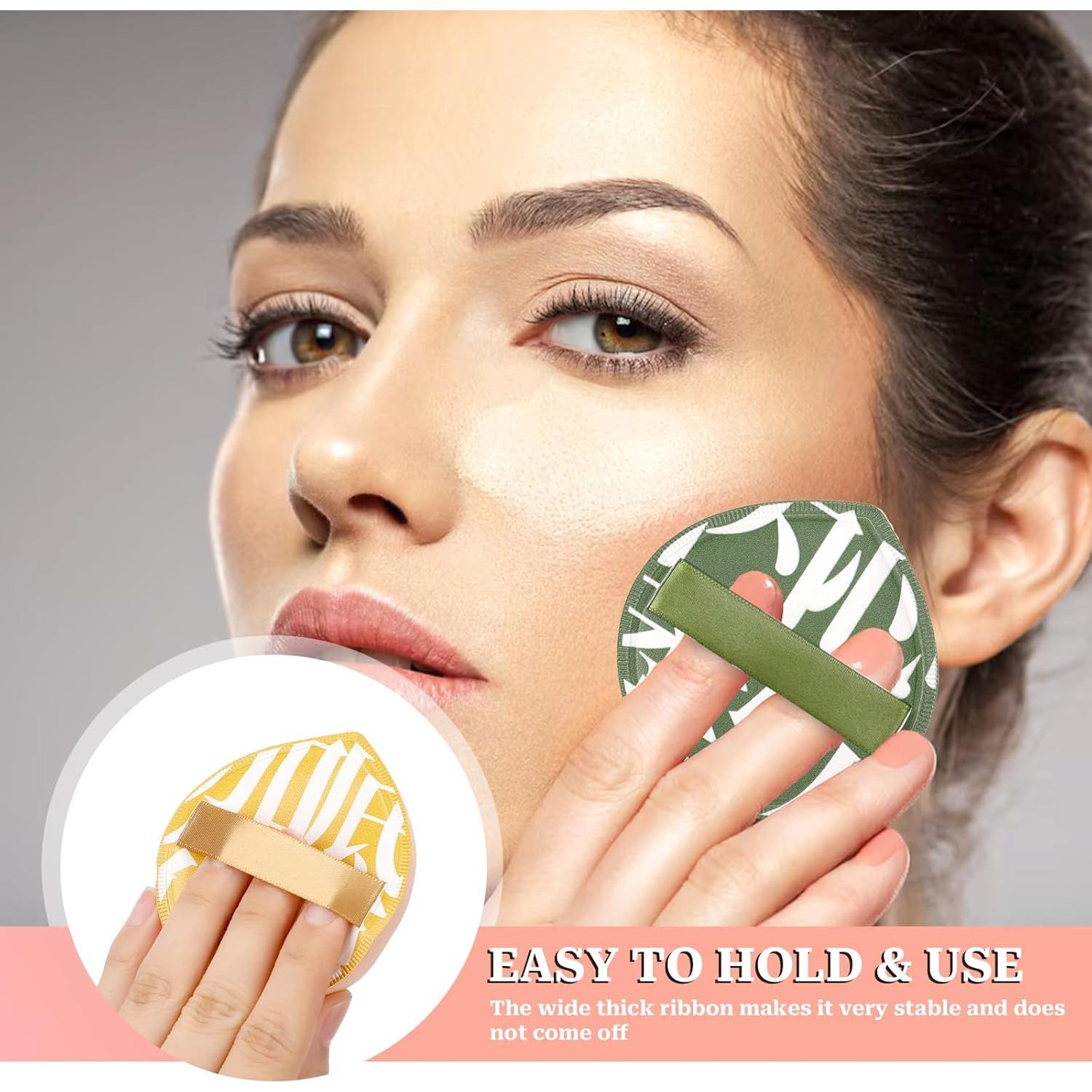 Esponjas de Maquillaje MOZEAT LENS 4 Pcs Húmedas y Secas