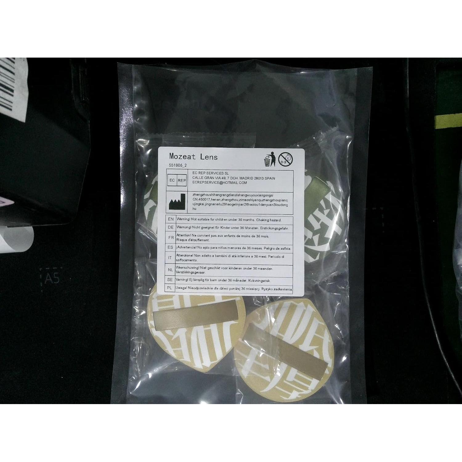 Esponjas de Maquillaje MOZEAT LENS 4 Pcs Húmedas y Secas