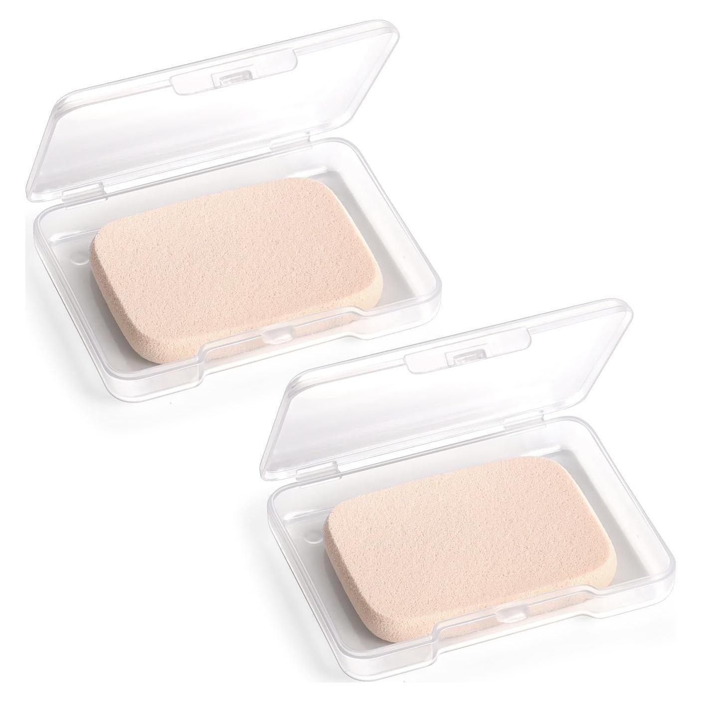 Esponjas de Maquillaje Yuntop 2 Pcs Cuadradas Reutilizables