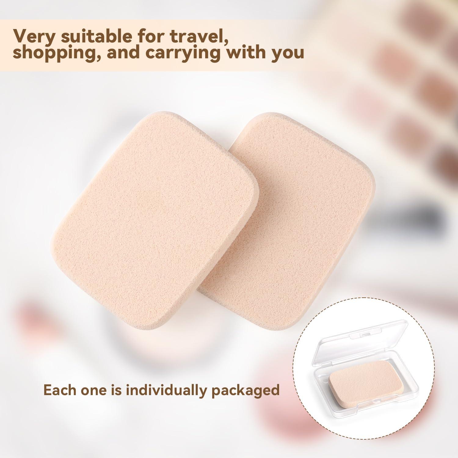 Esponjas de Maquillaje Yuntop 2 Pcs Cuadradas Reutilizables