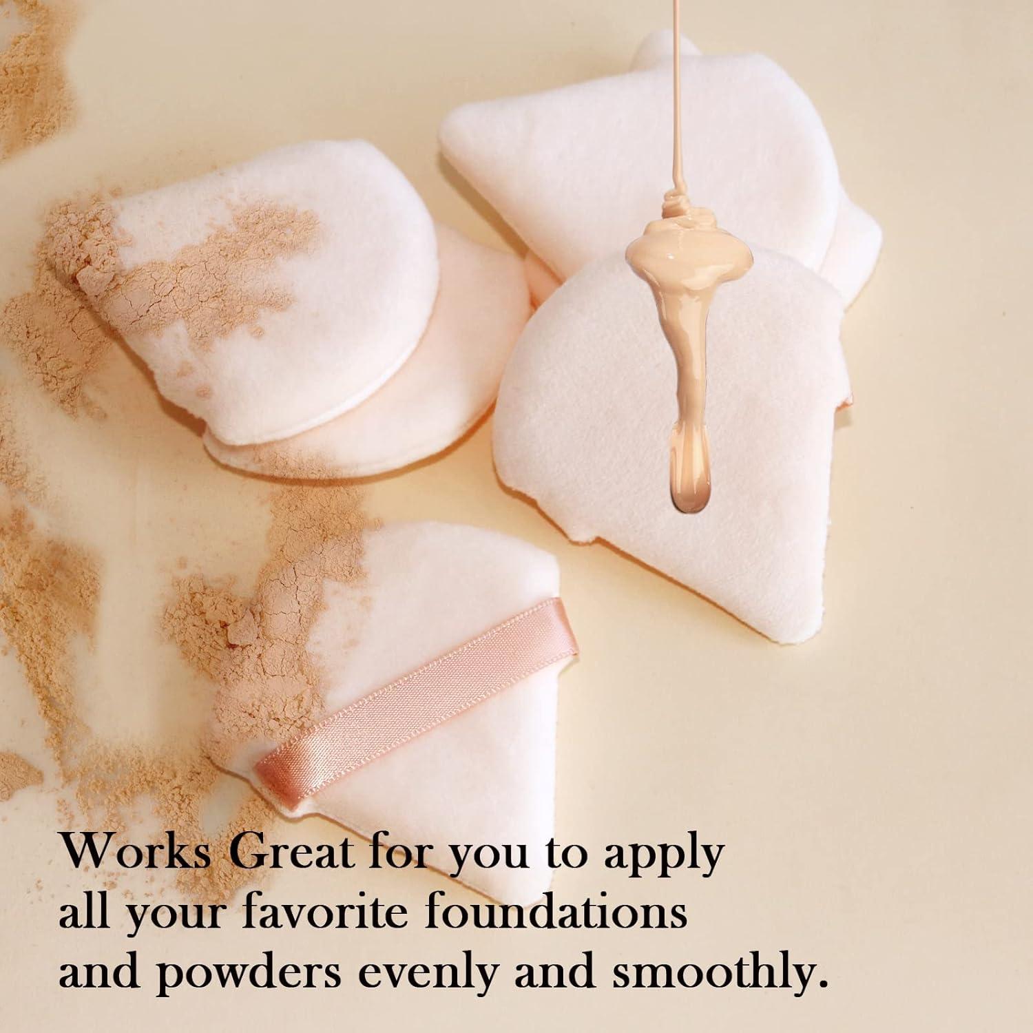 Esponjas de Maquillaje Daubigny 6 PCS Triangulares Nude