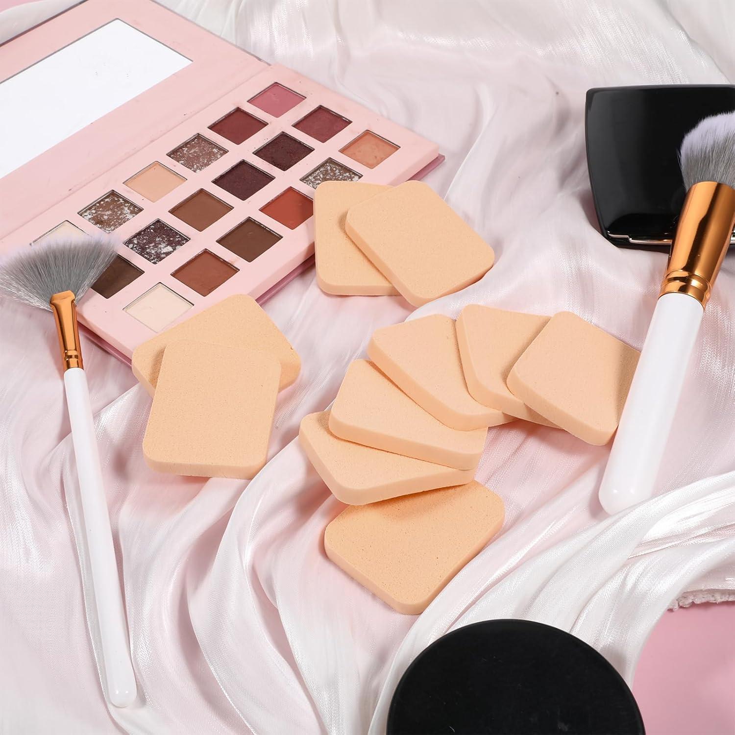 25 Esponjas de Maquillaje Cuadradas Bruislard Suaves 13.4x10.5cm