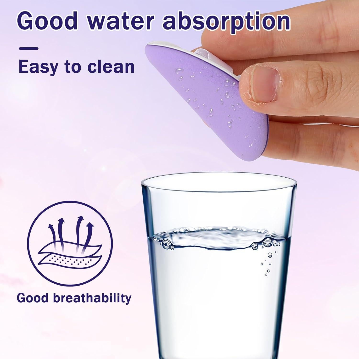 7 Esponjas de Maquillaje MOZEAT LENS Teardrop EVA 20x12cm