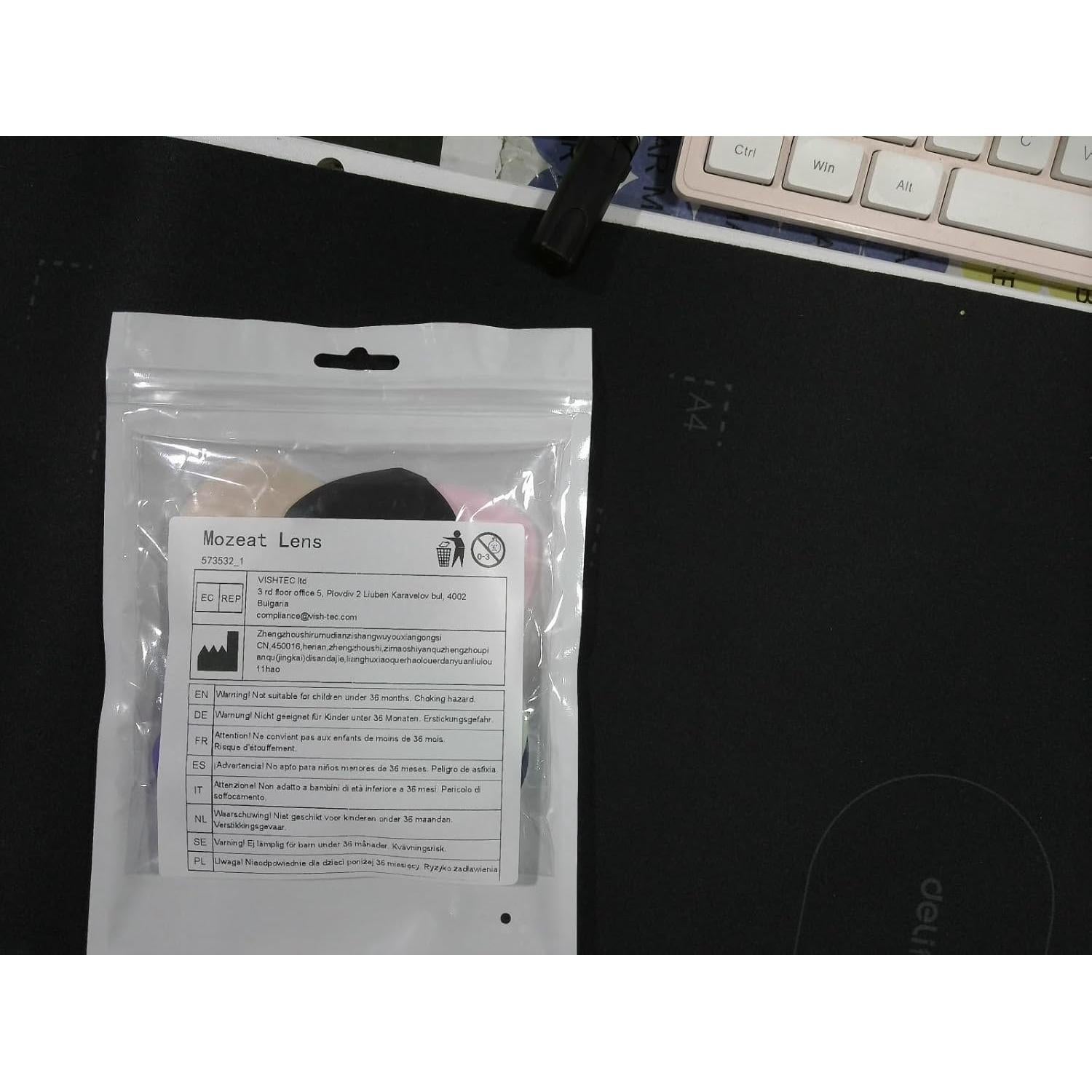 7 Esponjas de Maquillaje MOZEAT LENS Teardrop EVA 20x12cm