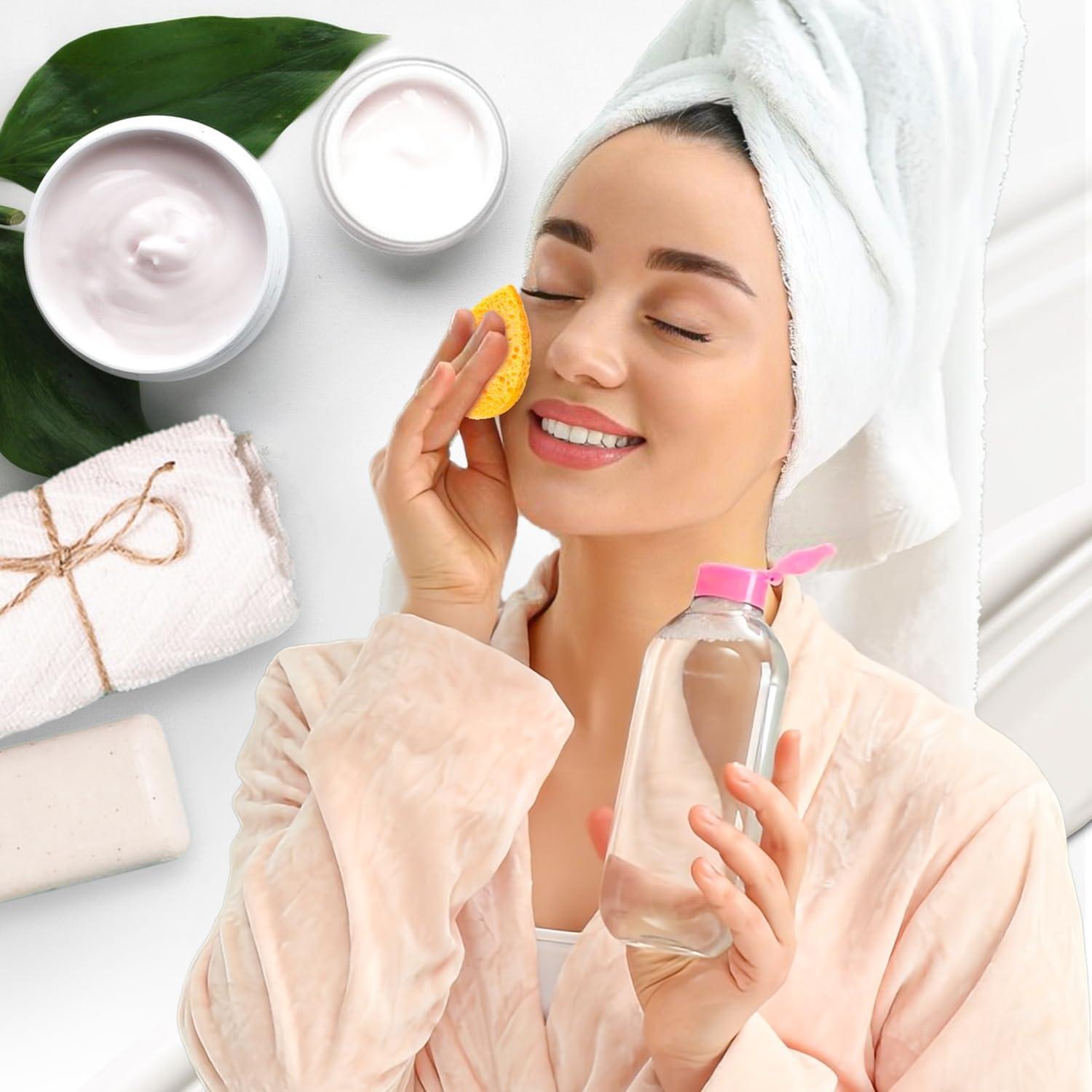 Esponjas Faciales Orighty 100% Celulosa Natural - 96 Unidades