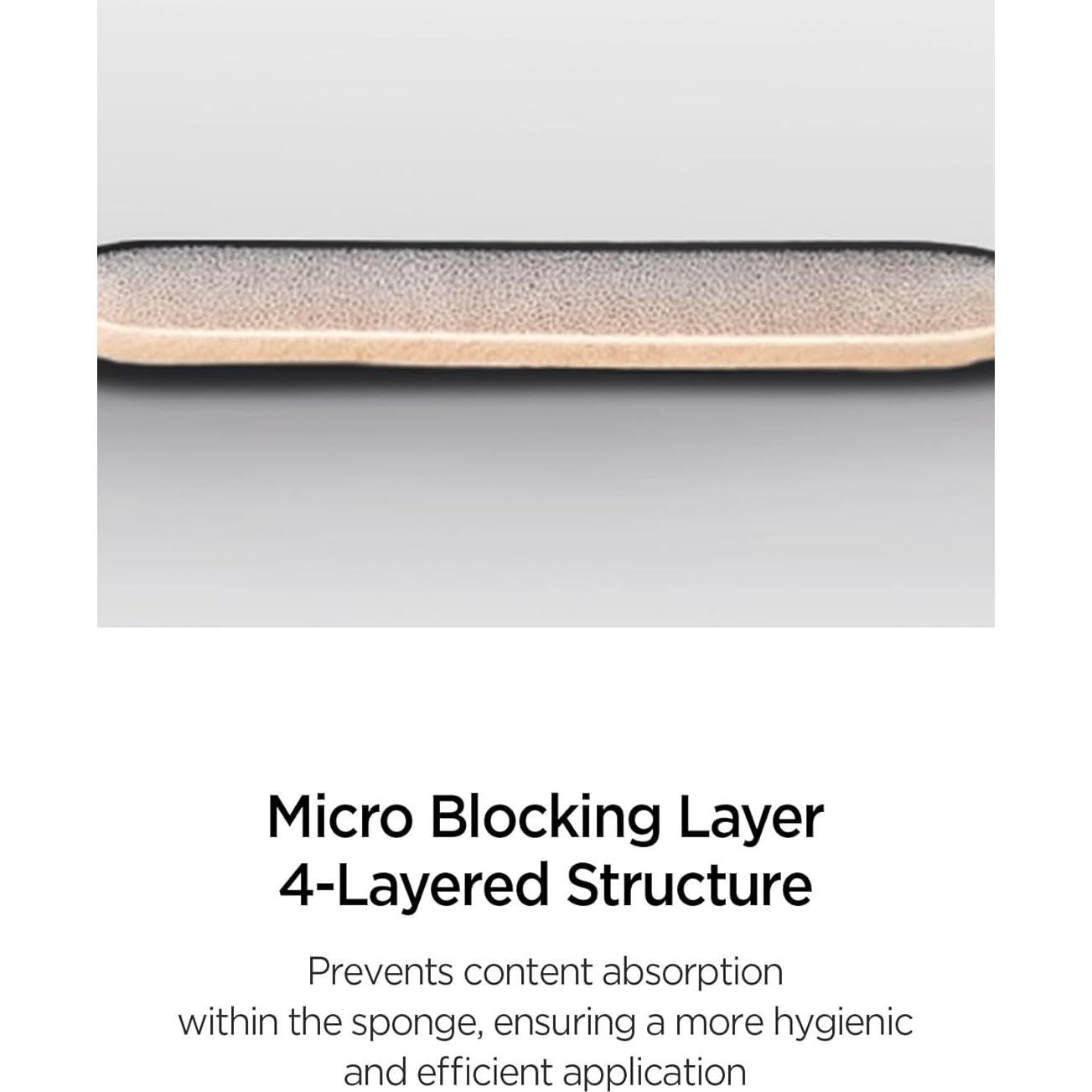 Puff de Cojín Natural JUNG SAEM MOOL 5.3 cm - 2 Piezas