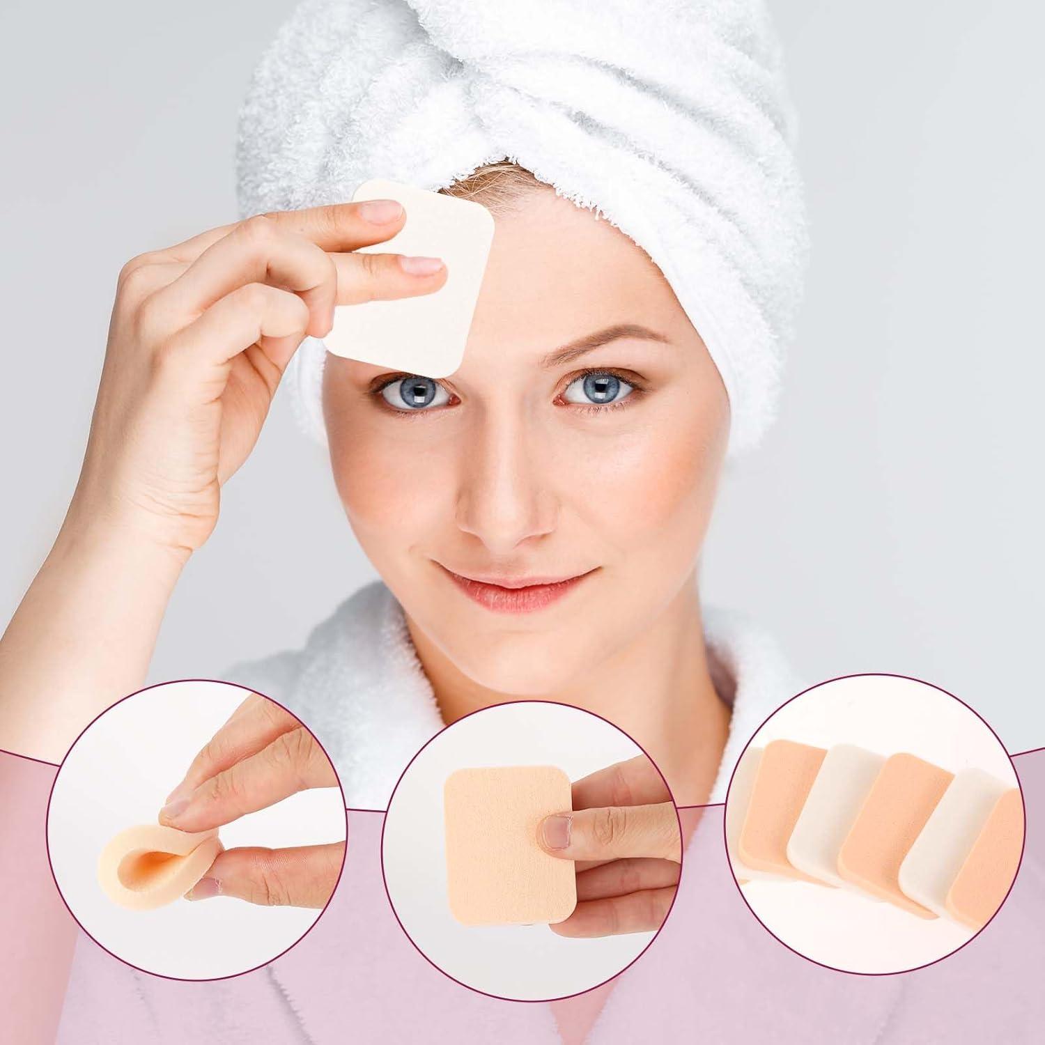 12 Esponjas de Maquillaje Sliverdew para Base y Polvos