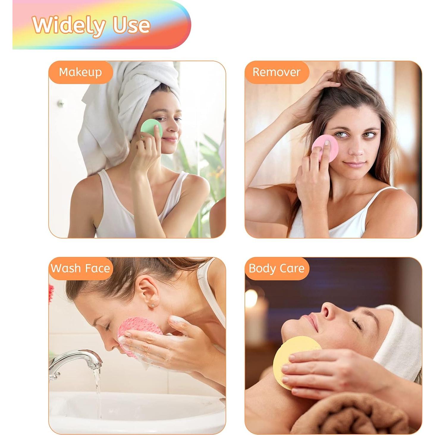 Esponjas Faciales Comprimidas Luxiv 120 Pcs Multiusos