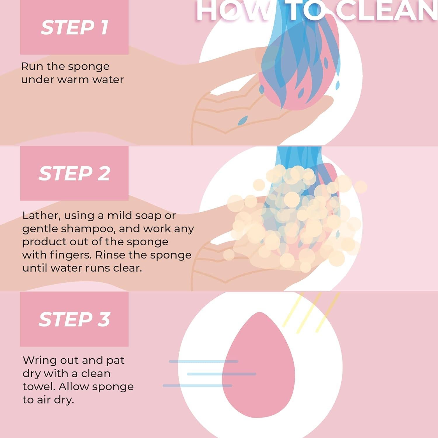 Esponja de Maquillaje Doble Cara MCoBeauty para Iluminación y Contorno